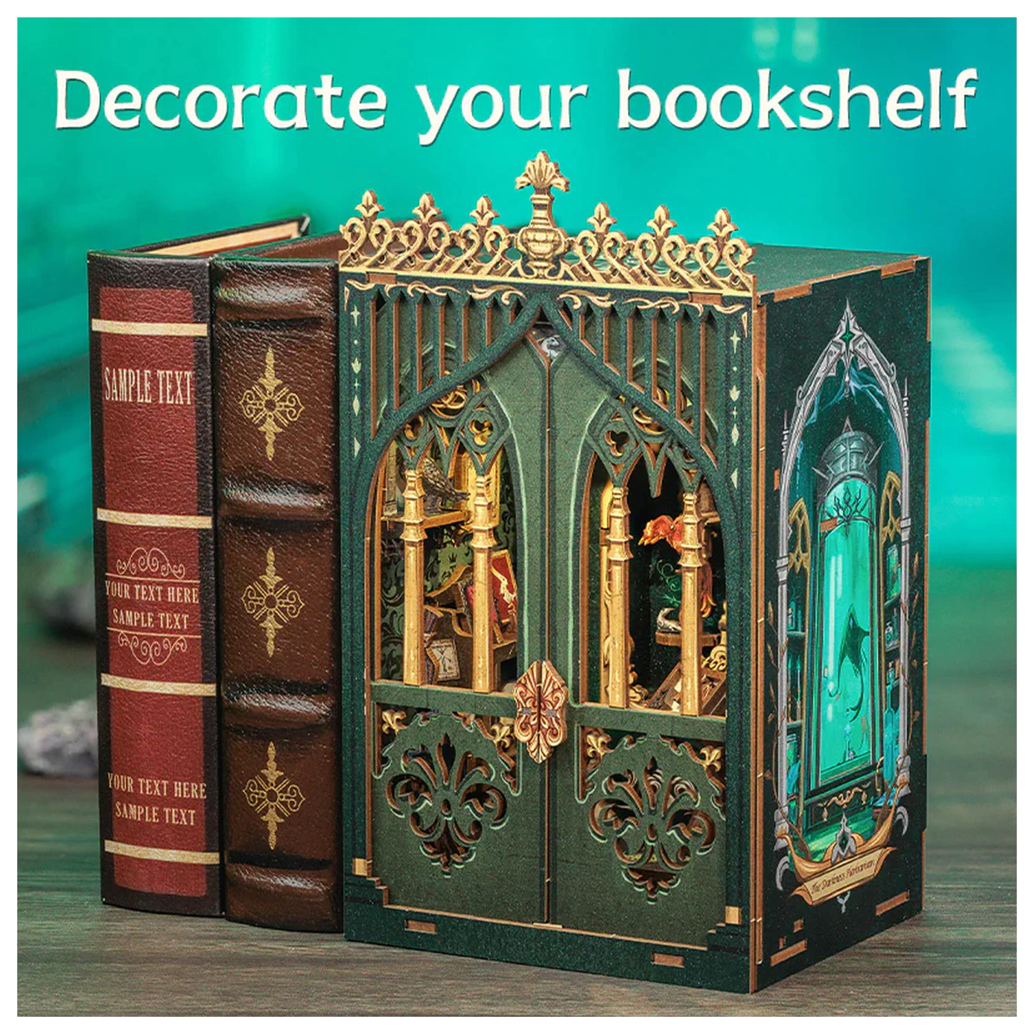 MINIATURNÍ DŮM DIY The Darkness Herbarium 90 db + LED světlo stavebnice fotografii produktu