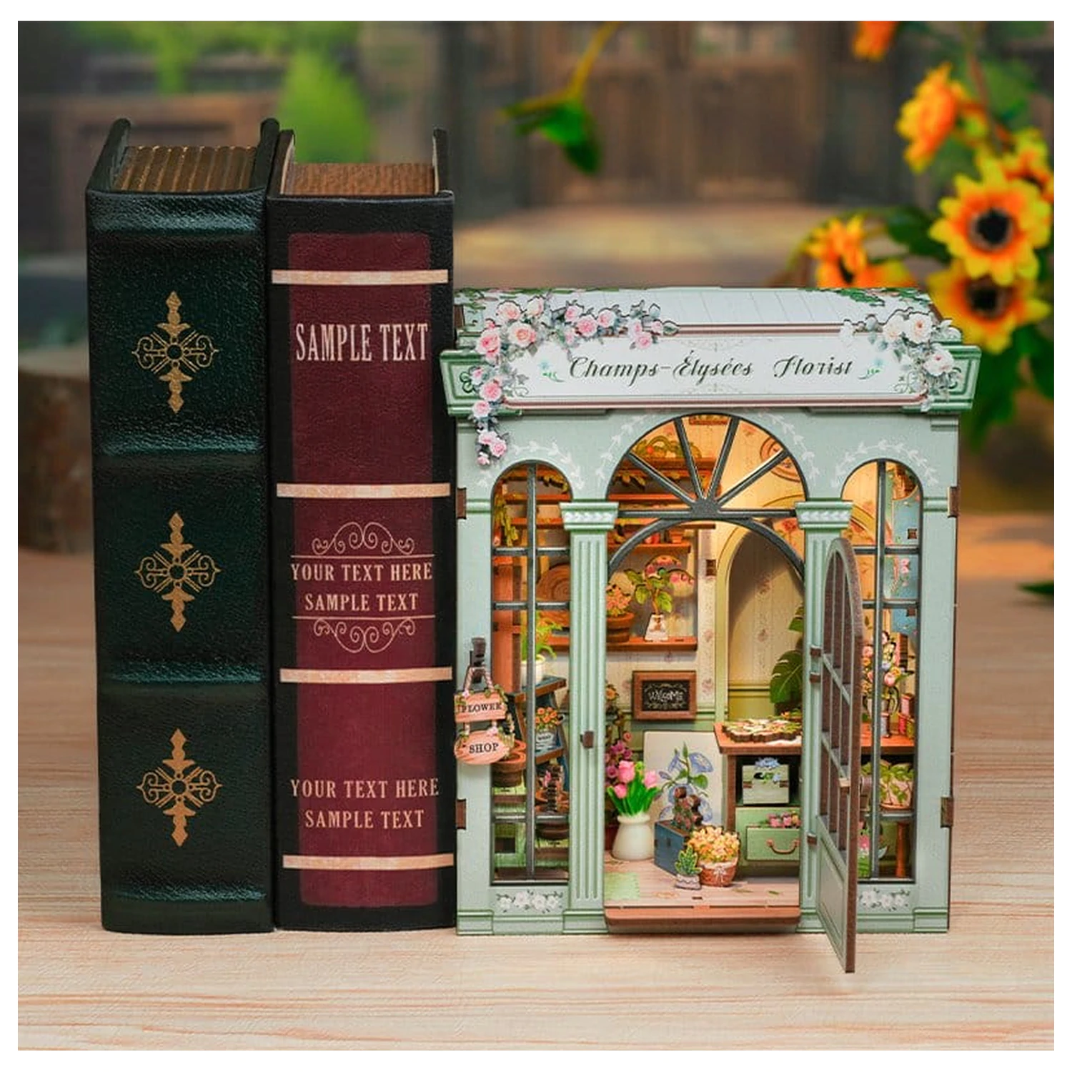 Modelová stavebnice miniaturního domu Champs-Élysées Florist 18 x 16 cm fotografii produktu