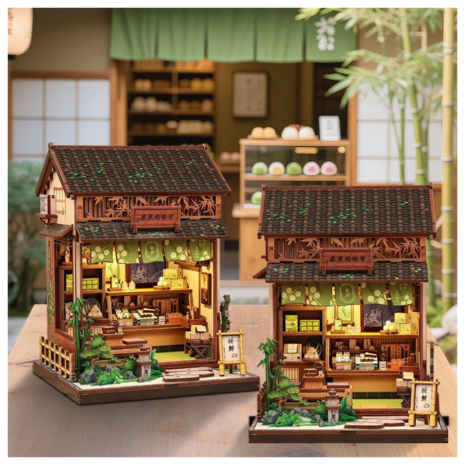 Modelářská stavebnice Miniaturní domek Kanmi-dokoro Kurihara 19 x 15 cm fotografii produktu