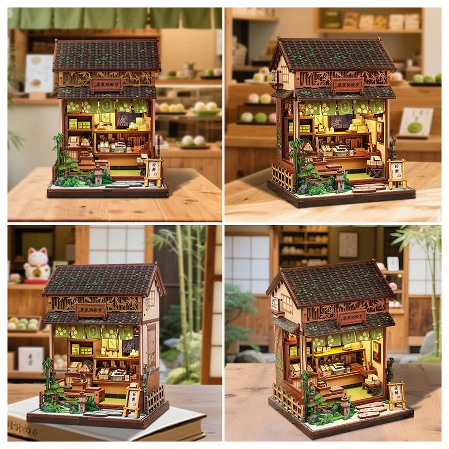 Modelářská stavebnice Miniaturní domek Kanmi-dokoro Kurihara 19 x 15 cm fotografii produktu