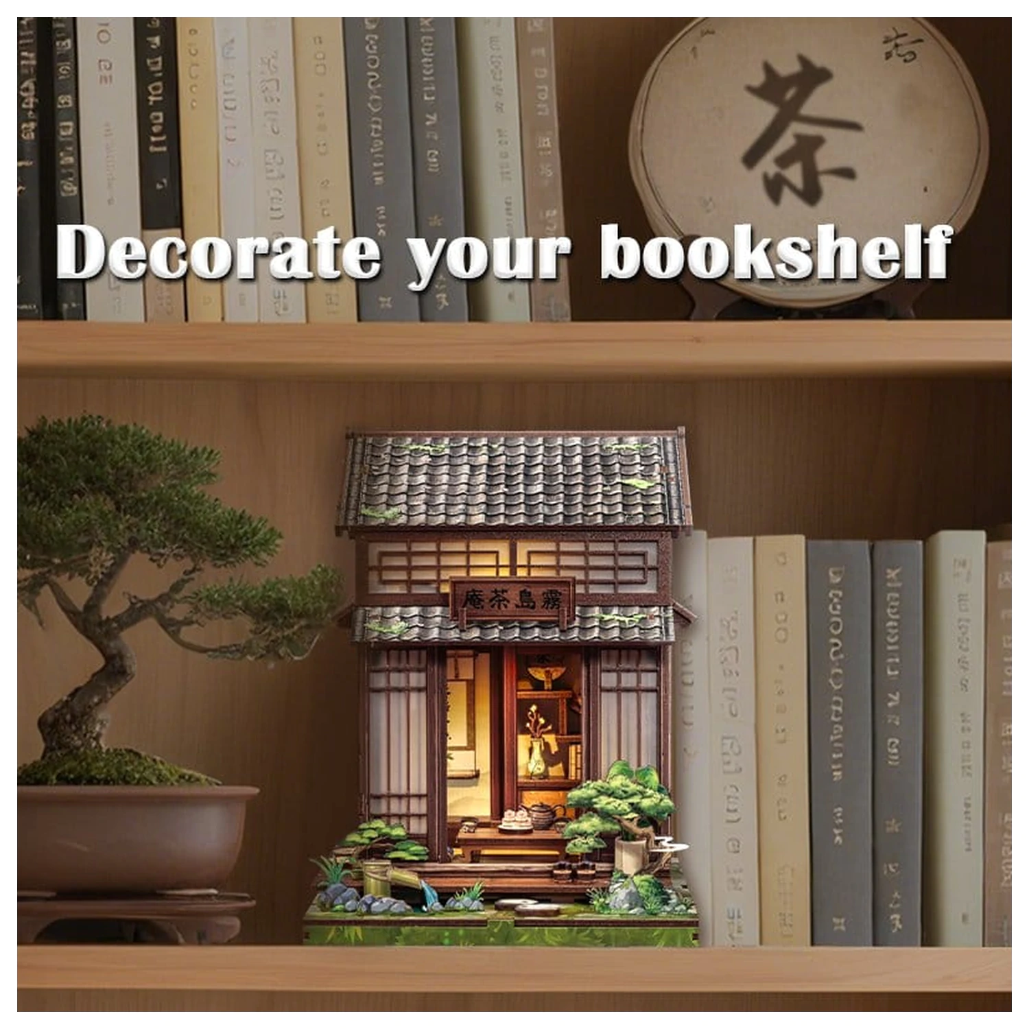 Modelová stavebnice miniaturního domu Kirishima Cha-an 19 x 14 cm fotografii produktu