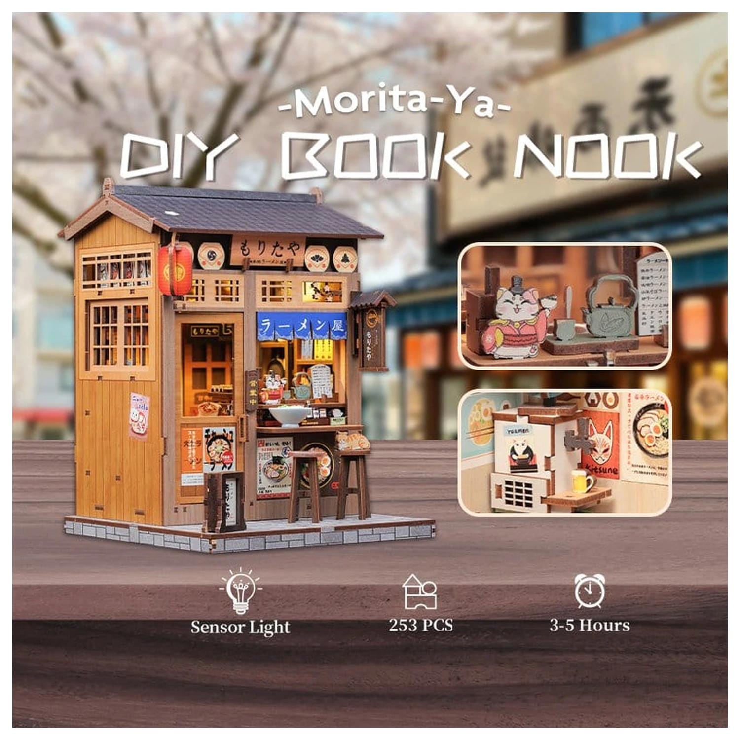 Sada modelu miniaturního domu Morita-Ya 21 x 16 cm fotografii produktu