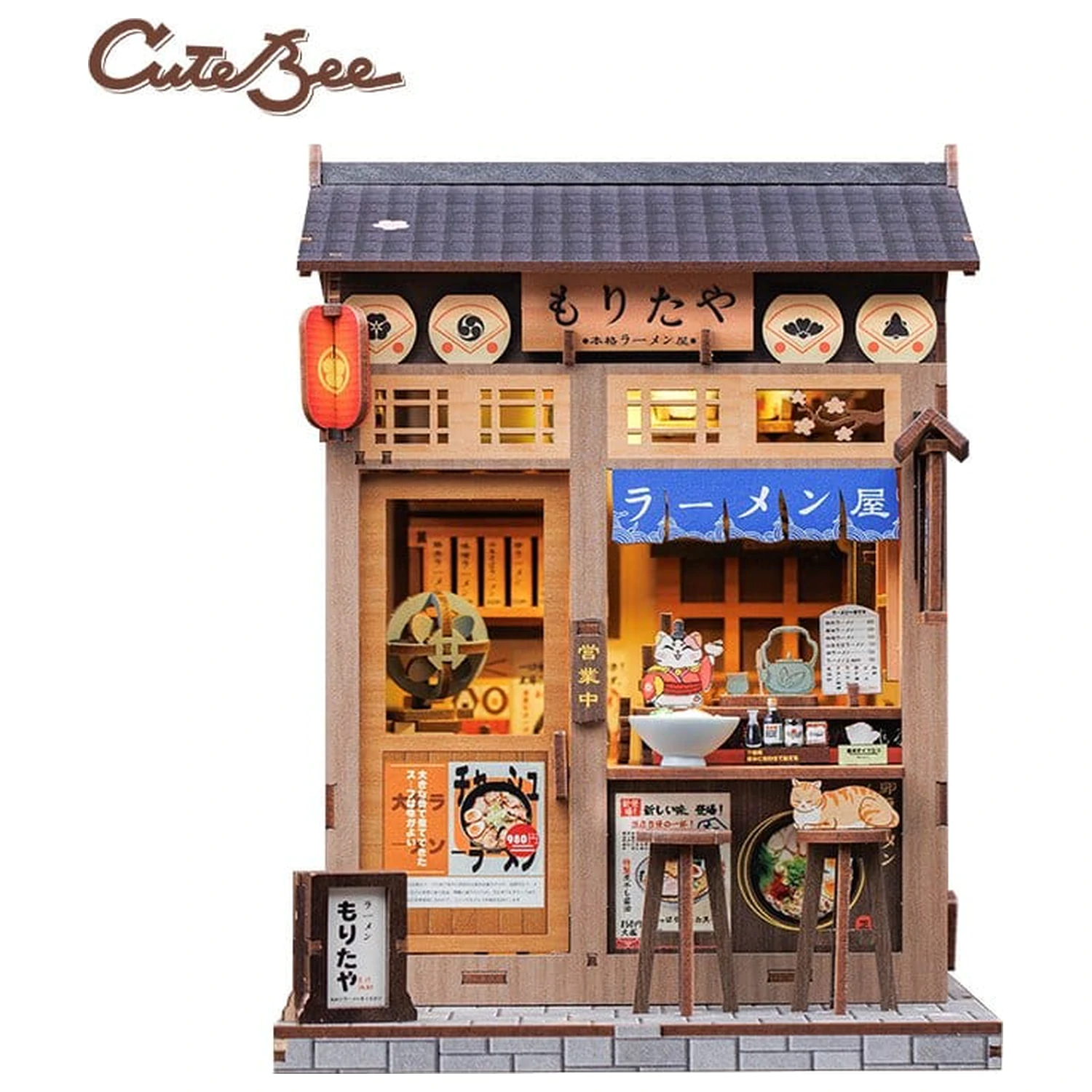 Sada modelu miniaturního domu Morita-Ya 21 x 16 cm fotografii produktu