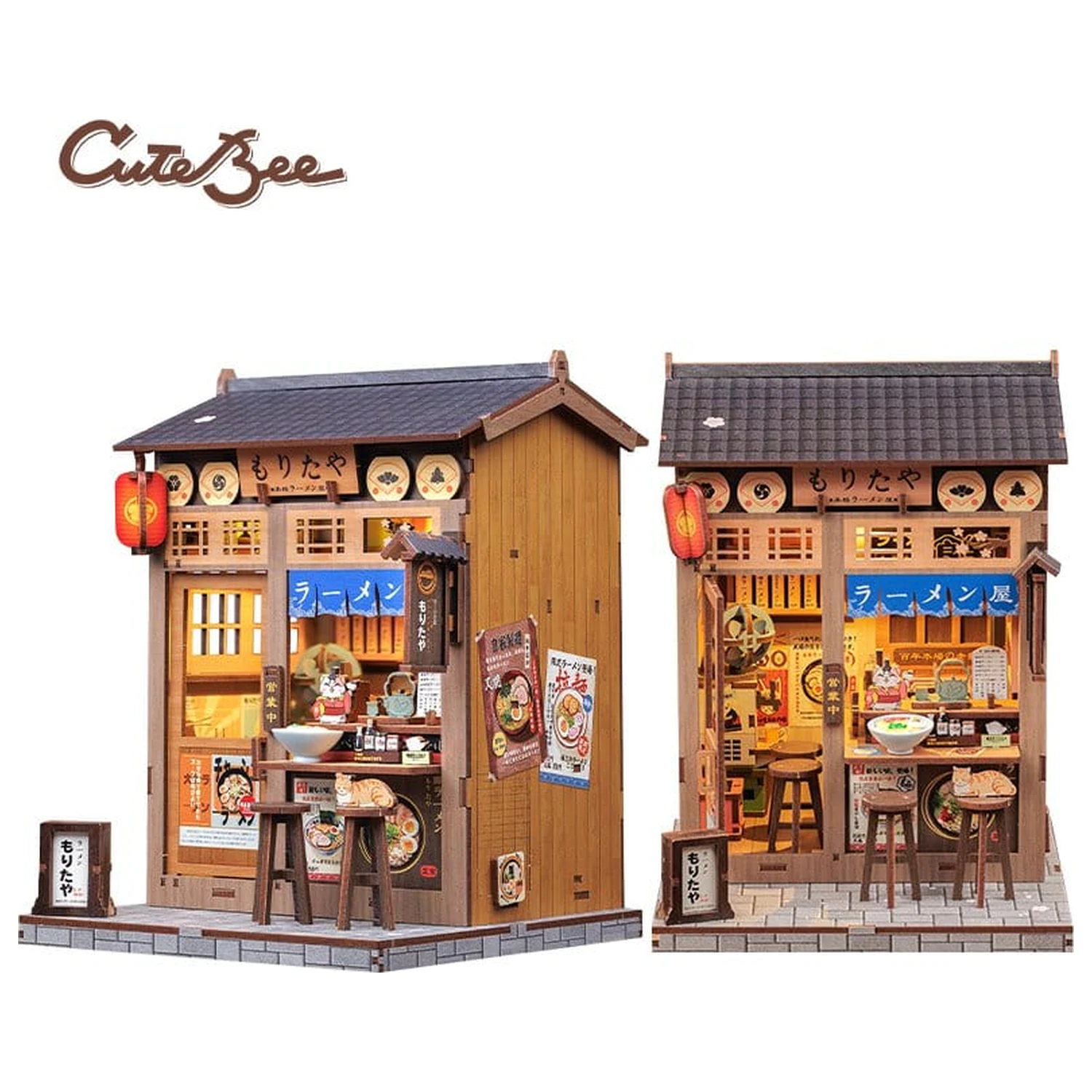 Sada modelu miniaturního domu Morita-Ya 21 x 16 cm fotografii produktu