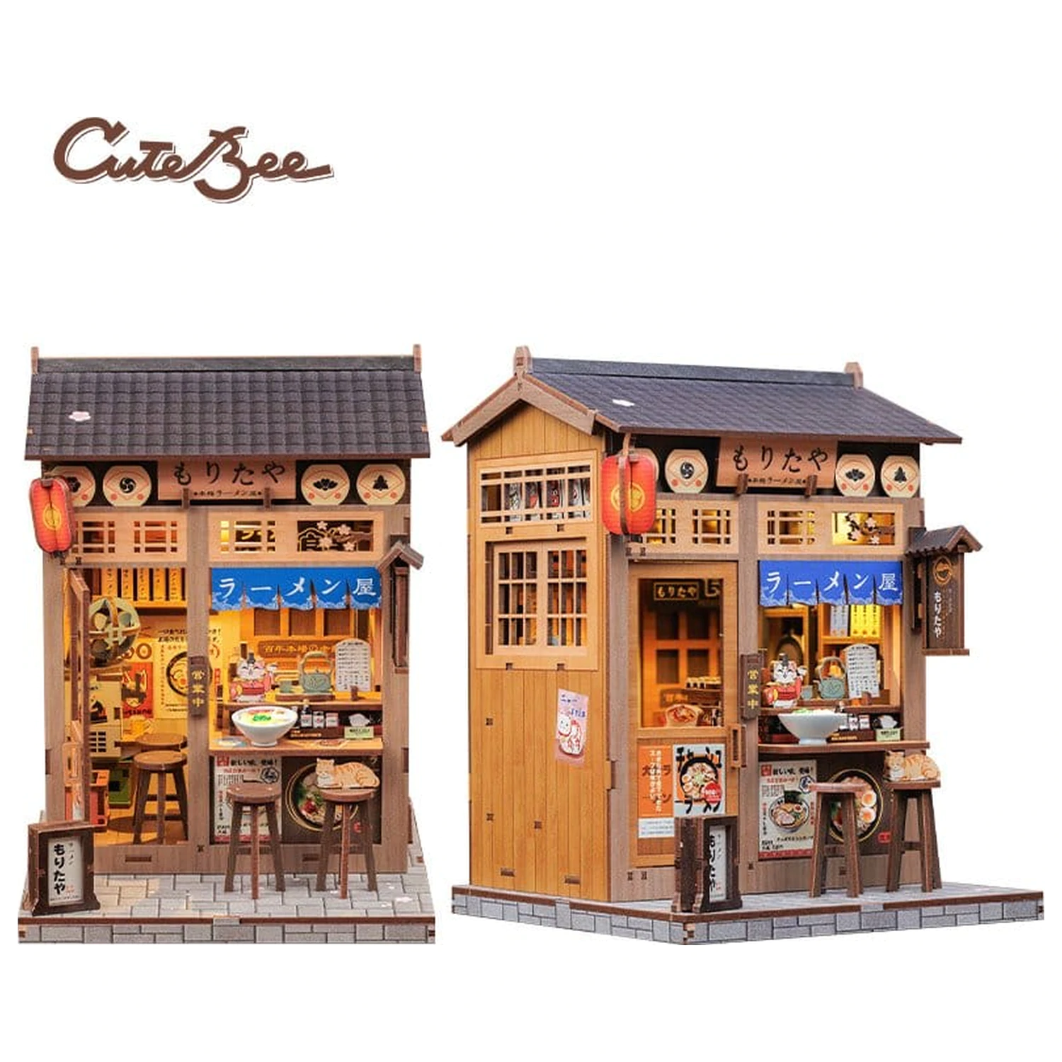 Sada modelu miniaturního domu Morita-Ya 21 x 16 cm fotografii produktu