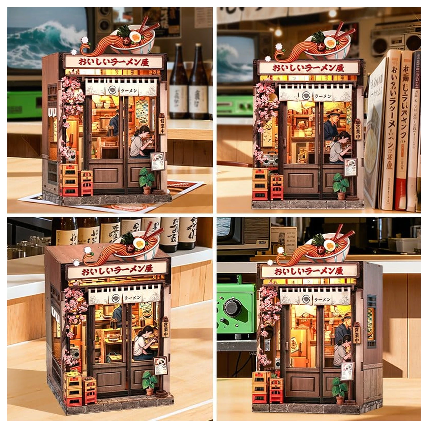 Modelová stavebnice miniaturního domku Oishii Kyoto 22 x 13 cm fotografii produktu