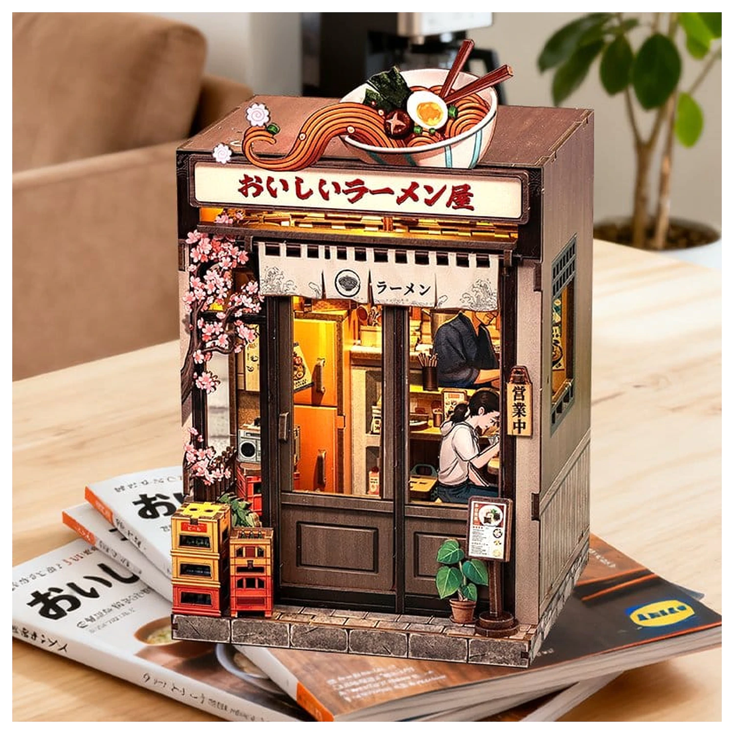 Modelová stavebnice miniaturního domku Oishii Kyoto 22 x 13 cm fotografii produktu