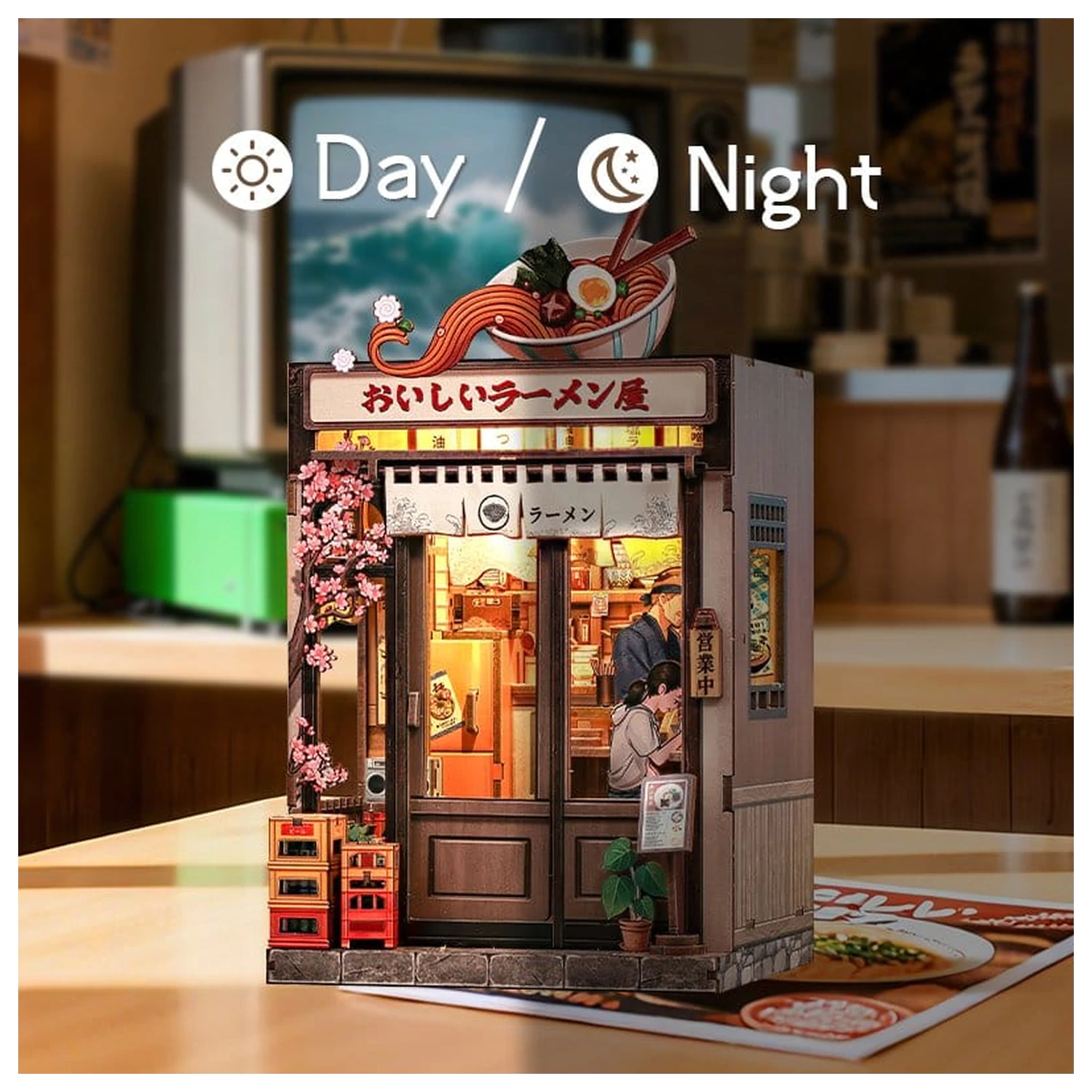 Modelová stavebnice miniaturního domku Oishii Kyoto 22 x 13 cm fotografii produktu