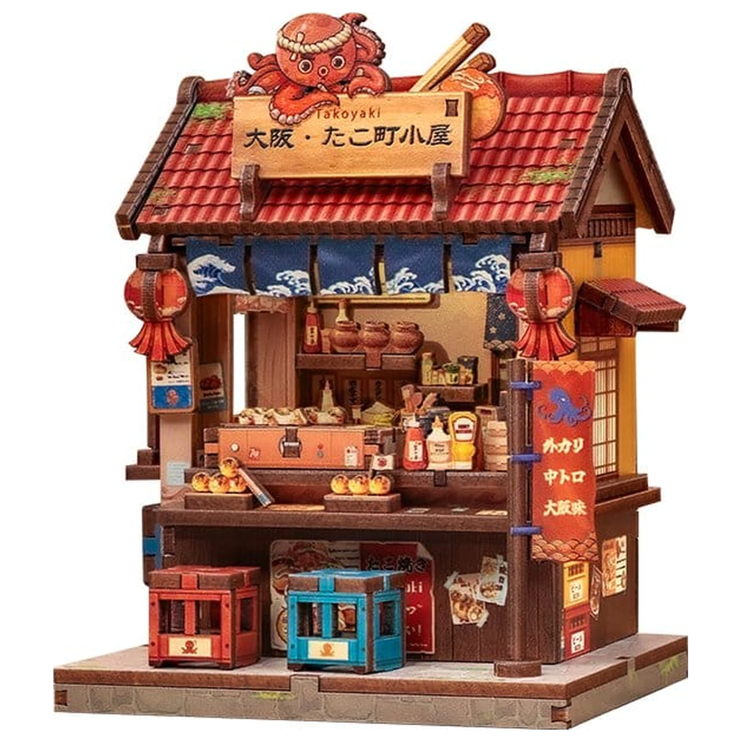 Miniaturní model domu Kit Osaka Takoyaki 12 x 9 cm fotografii produktu