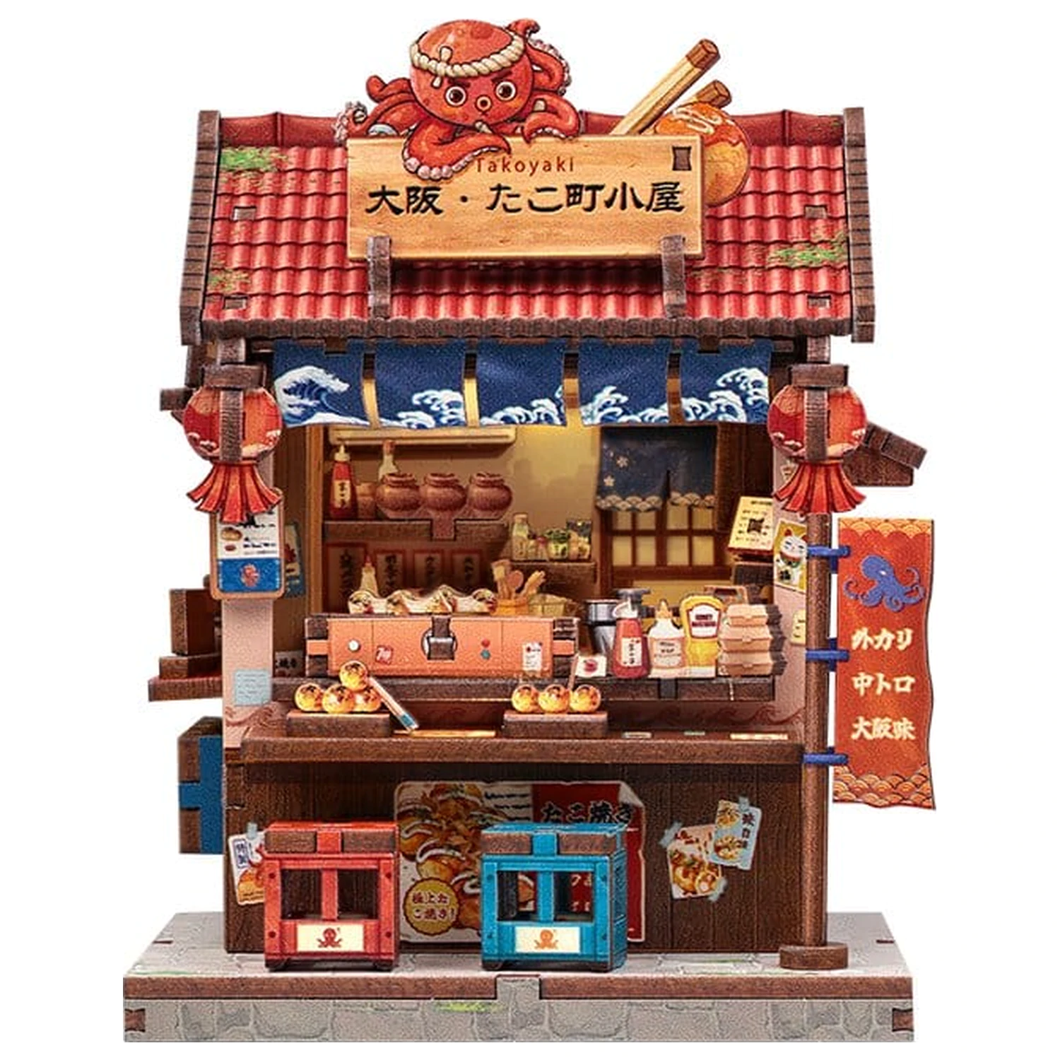 Miniaturní model domu Kit Osaka Takoyaki 12 x 9 cm fotografii produktu