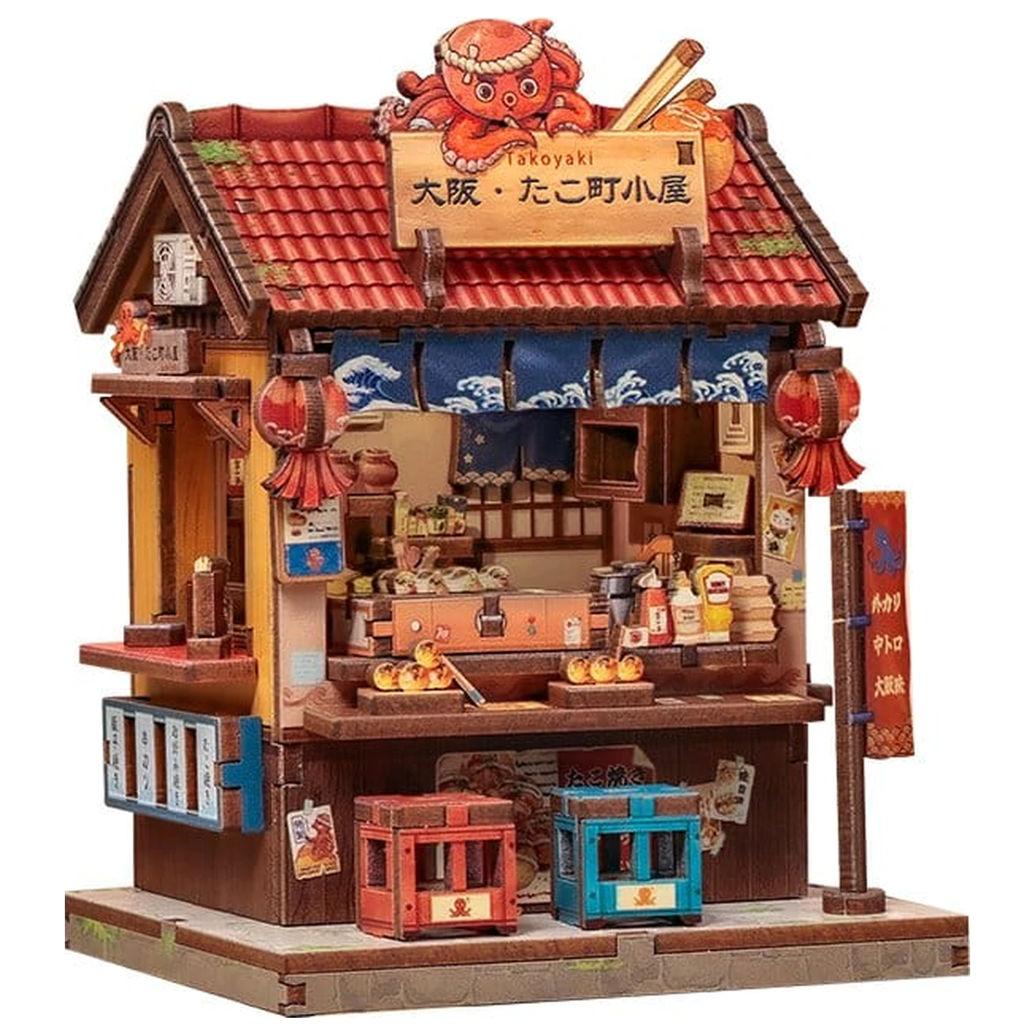 Miniaturní model domu Kit Osaka Takoyaki 12 x 9 cm fotografii produktu