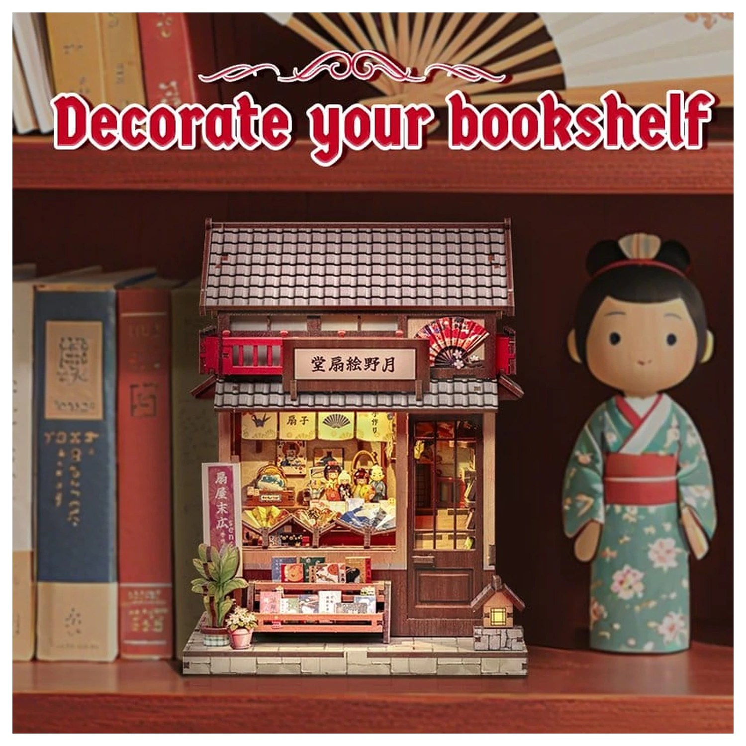 Sada na stavbu miniaturního domku Tsukino Eogi-dou 19 x 14 cm fotografii produktu