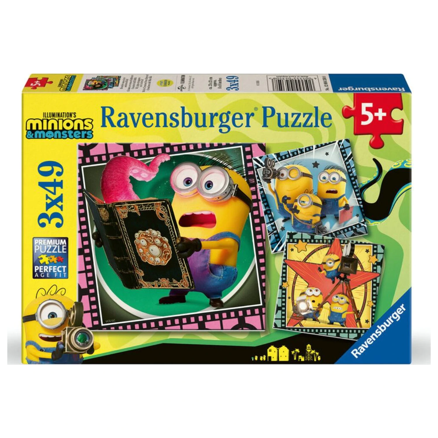 Minions 3 puzzle 3x49 dílků fotografii produktu