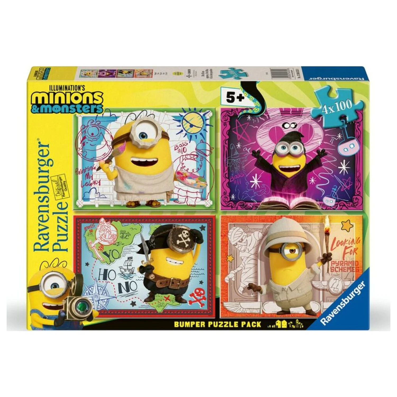 Minions 3 puzzle 4x100 dílků fotografii produktu