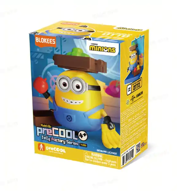 Minions Blokees PreCool Jelly Factory Series 1 Plastic Model Kit 02 Otto the Fruit handler - Plastiková modelová stavebnice fotografii produktu