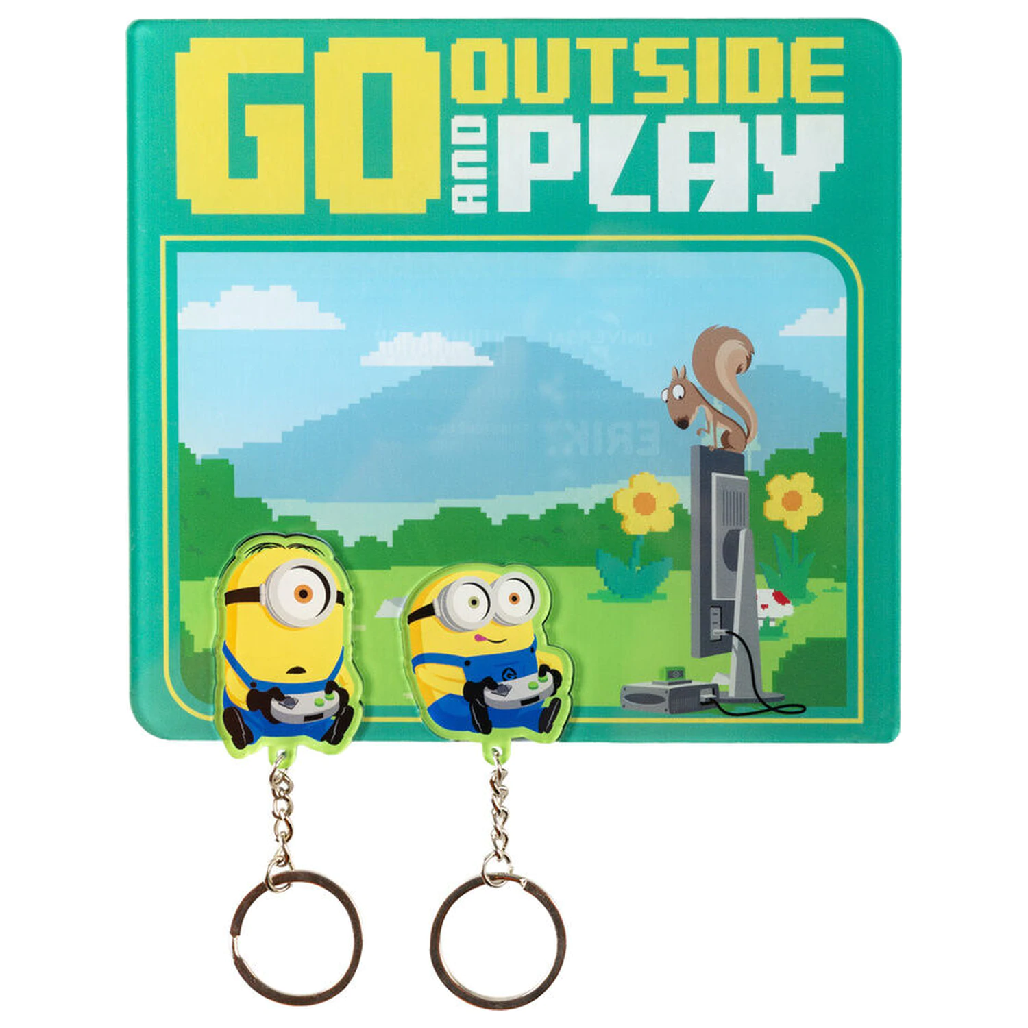 Minions přívěsek na klíče s kroužkem na klíče fotografii produktu