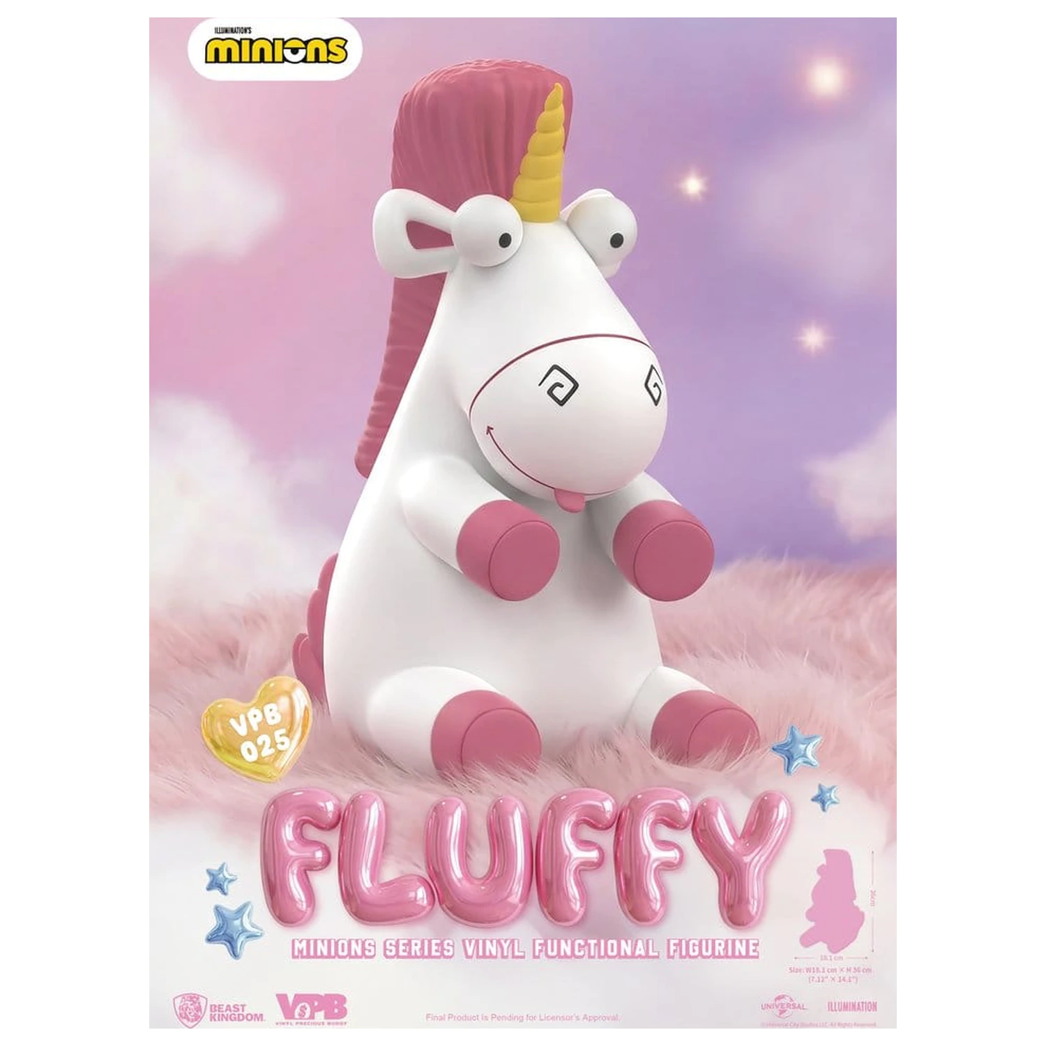 Minions Vinyl Bank Series Fluffy 36 cm fotografii produktu