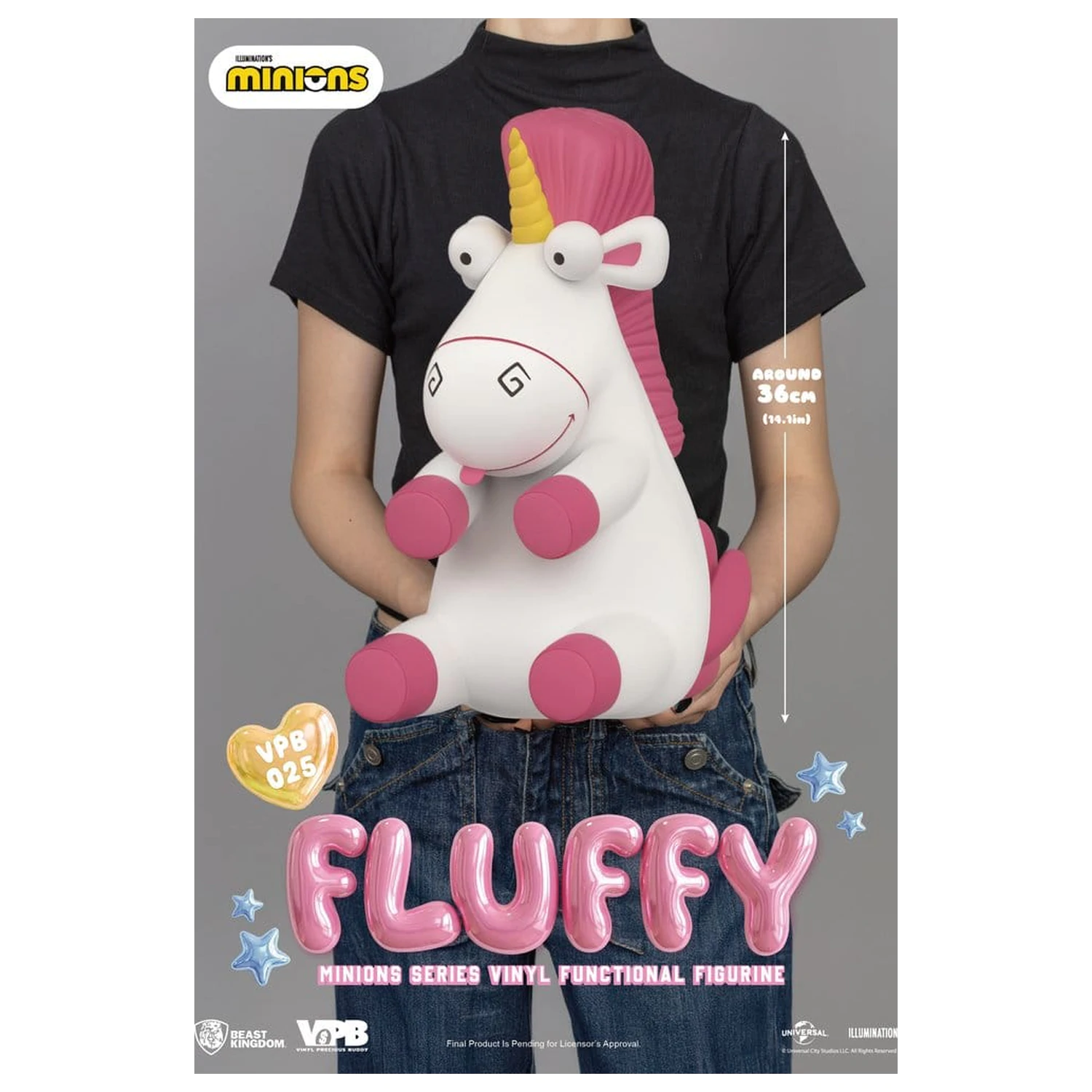 Minions Vinyl Bank Series Fluffy 36 cm fotografii produktu