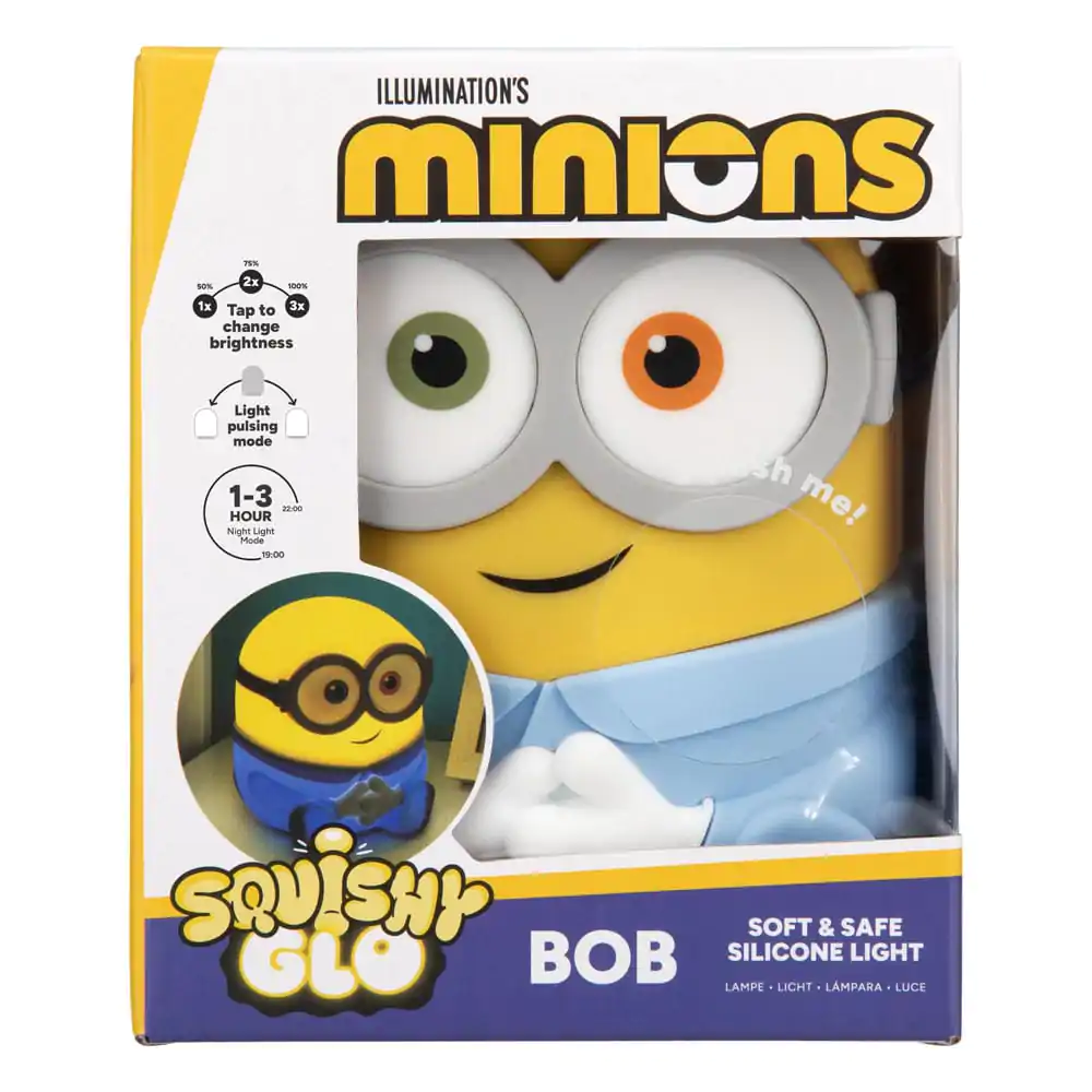 Minions Squishy Svítící silikonová lampička Bob 15 cm fotografii produktu