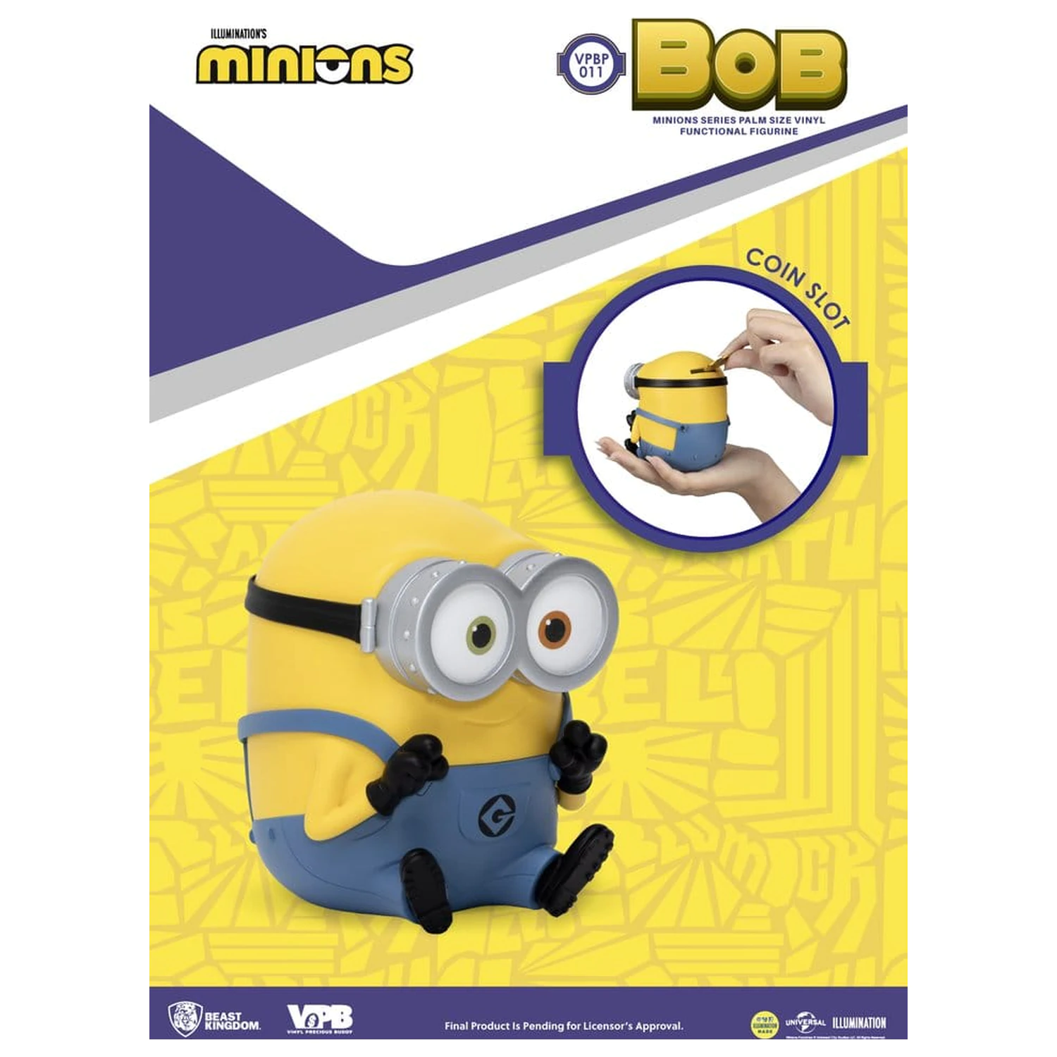 Minions Prasátko Vinyl Bank Winnie Bob 10 cm fotografii produktu