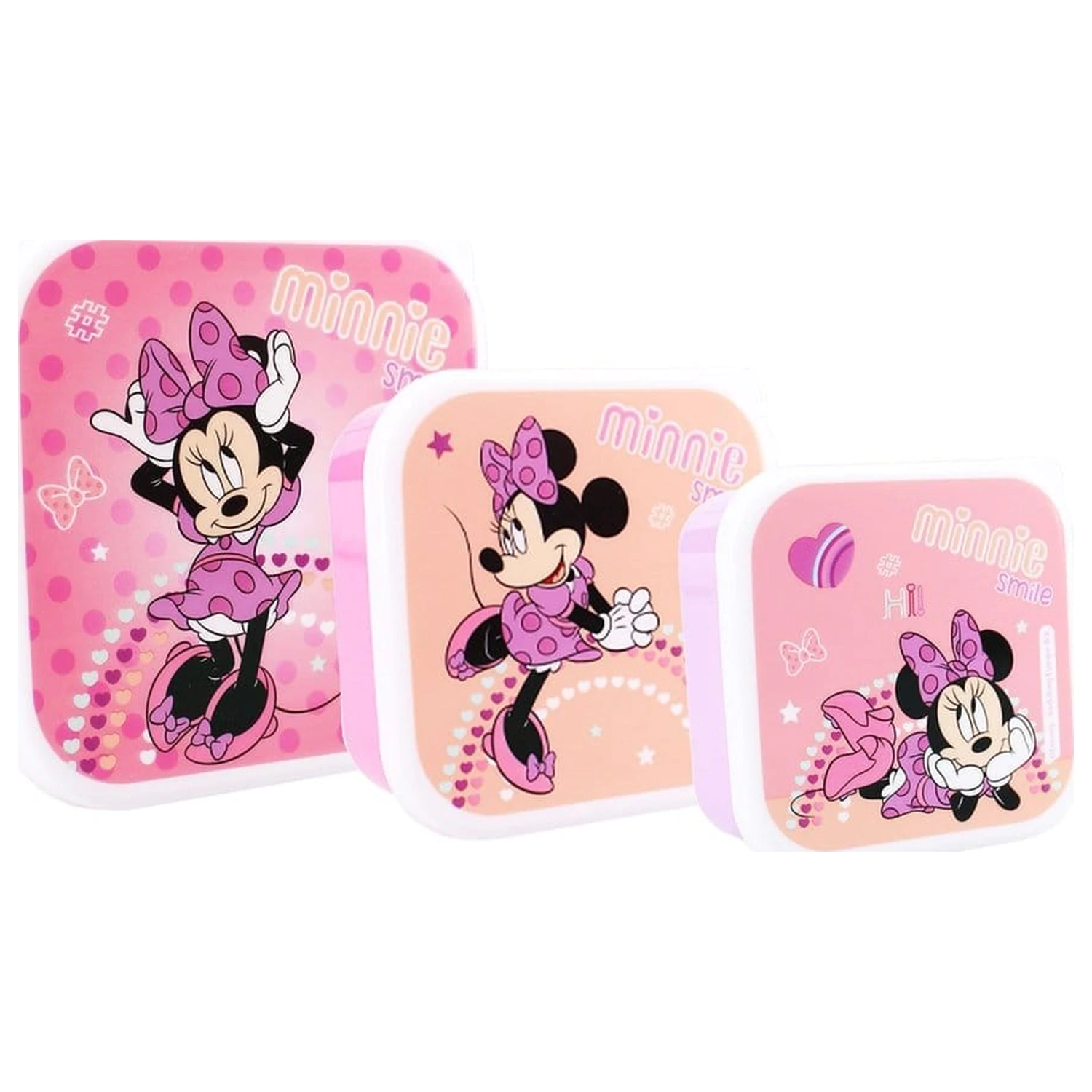 Minnie Mouse Sada krabiček na svačinu Fresh Bites 12 cm fotografii produktu