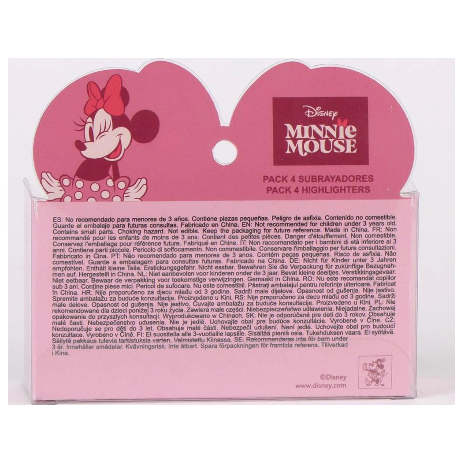 MINNIE balení 4 mini zvýrazňovačů Food fotografii produktu