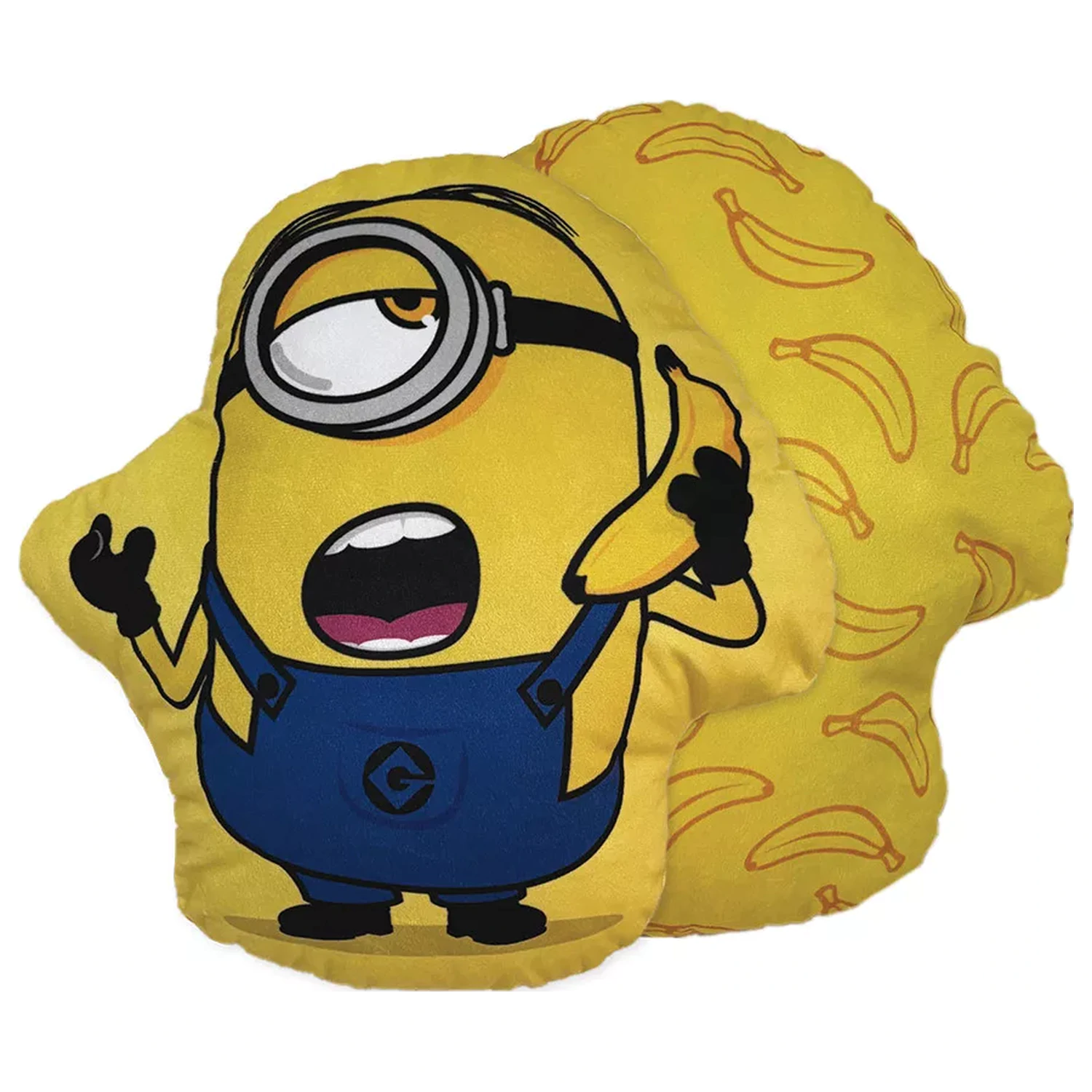 Minions Banana Calling ve tvaru polštáře, dekorativní polštář 35x33 cm fotografii produktu