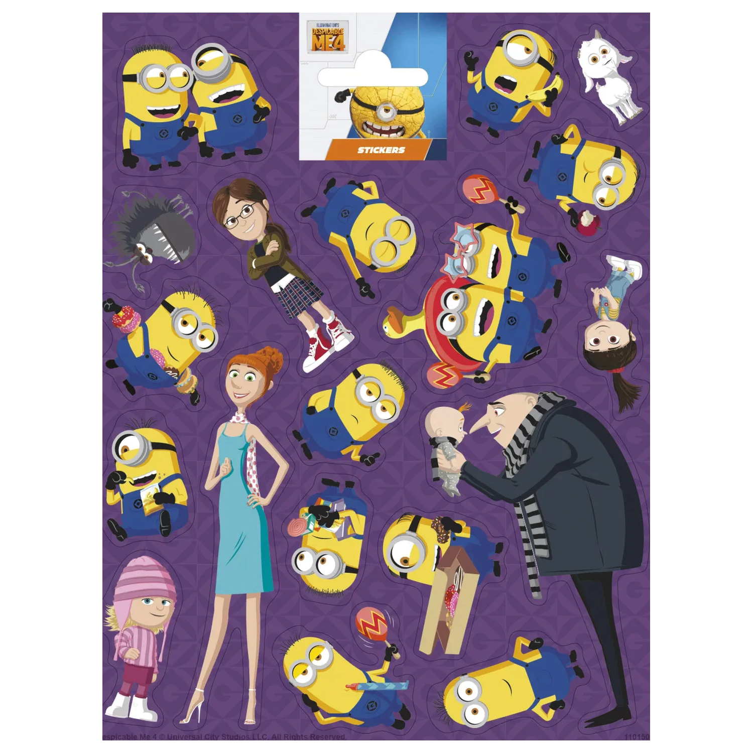 Minions rodinná samolepka fotografii produktu