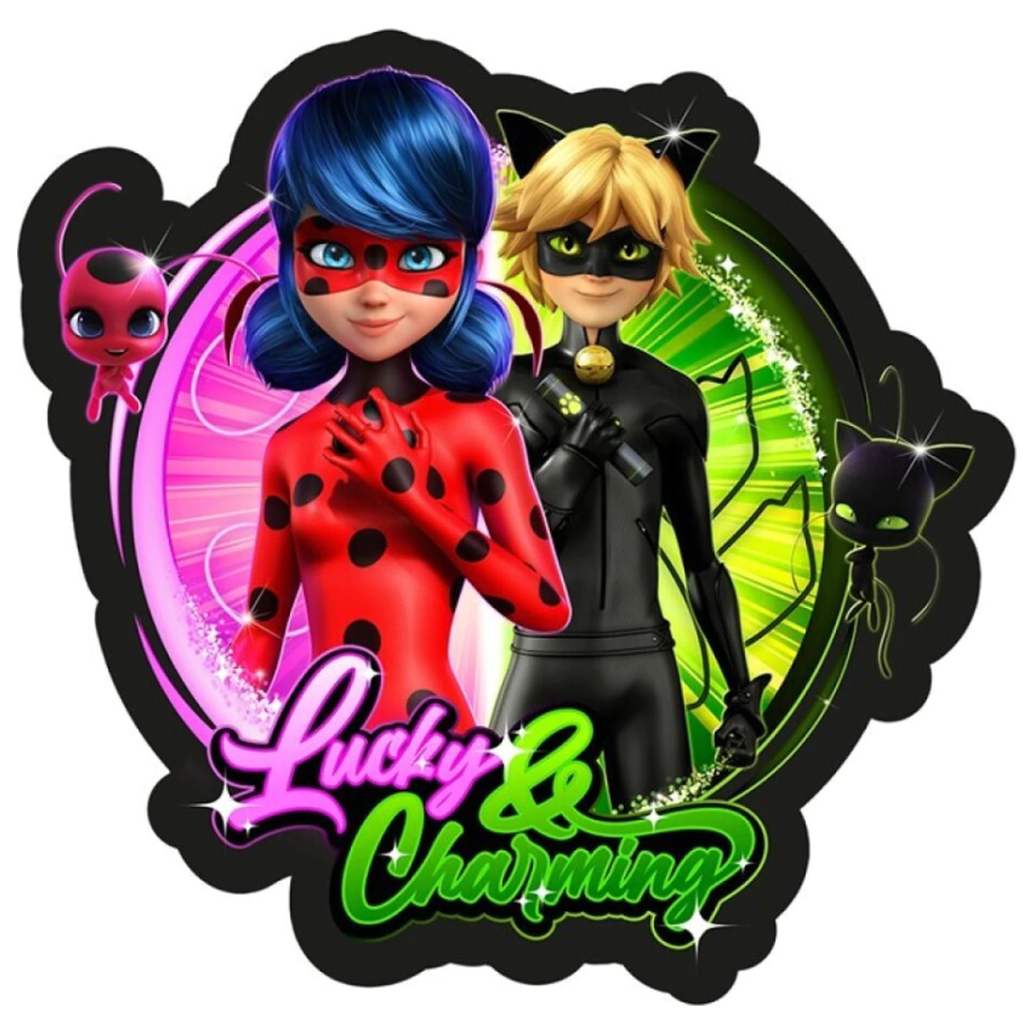 Miraculous Ladybug Lucky tvarovaný polštář fotografii produktu
