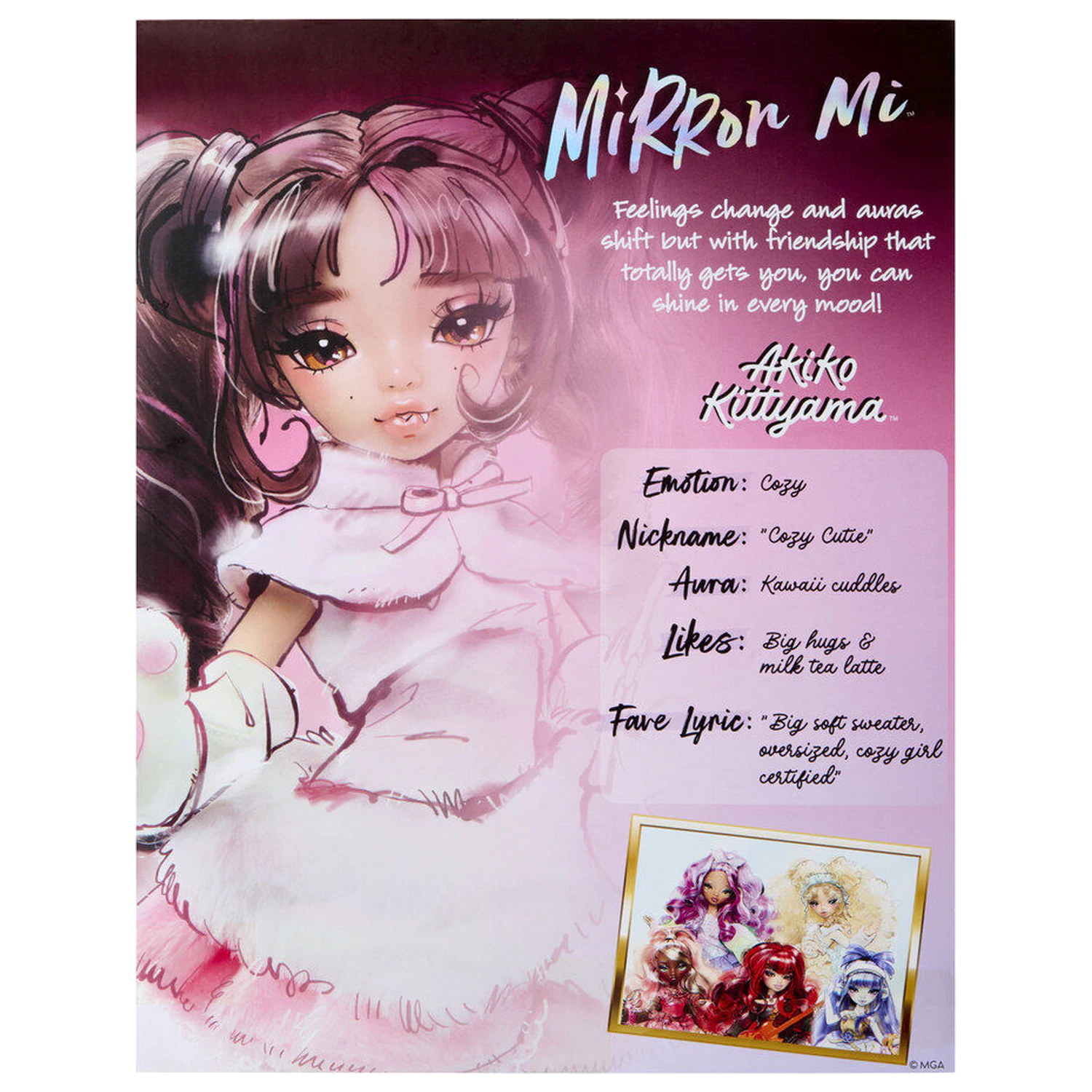 Mirror Mi Akiko Kittyama Cozy panenka 26cm fotografii produktu