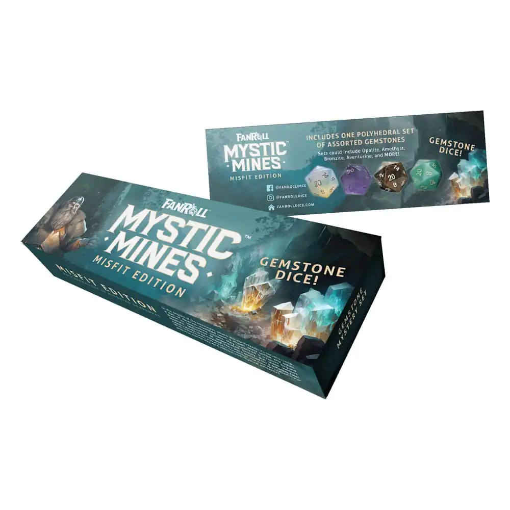 Misfit Mystic Mines Dice Set Mystery Gemstone Sada kostek s tajemným drahokamem fotografii produktu