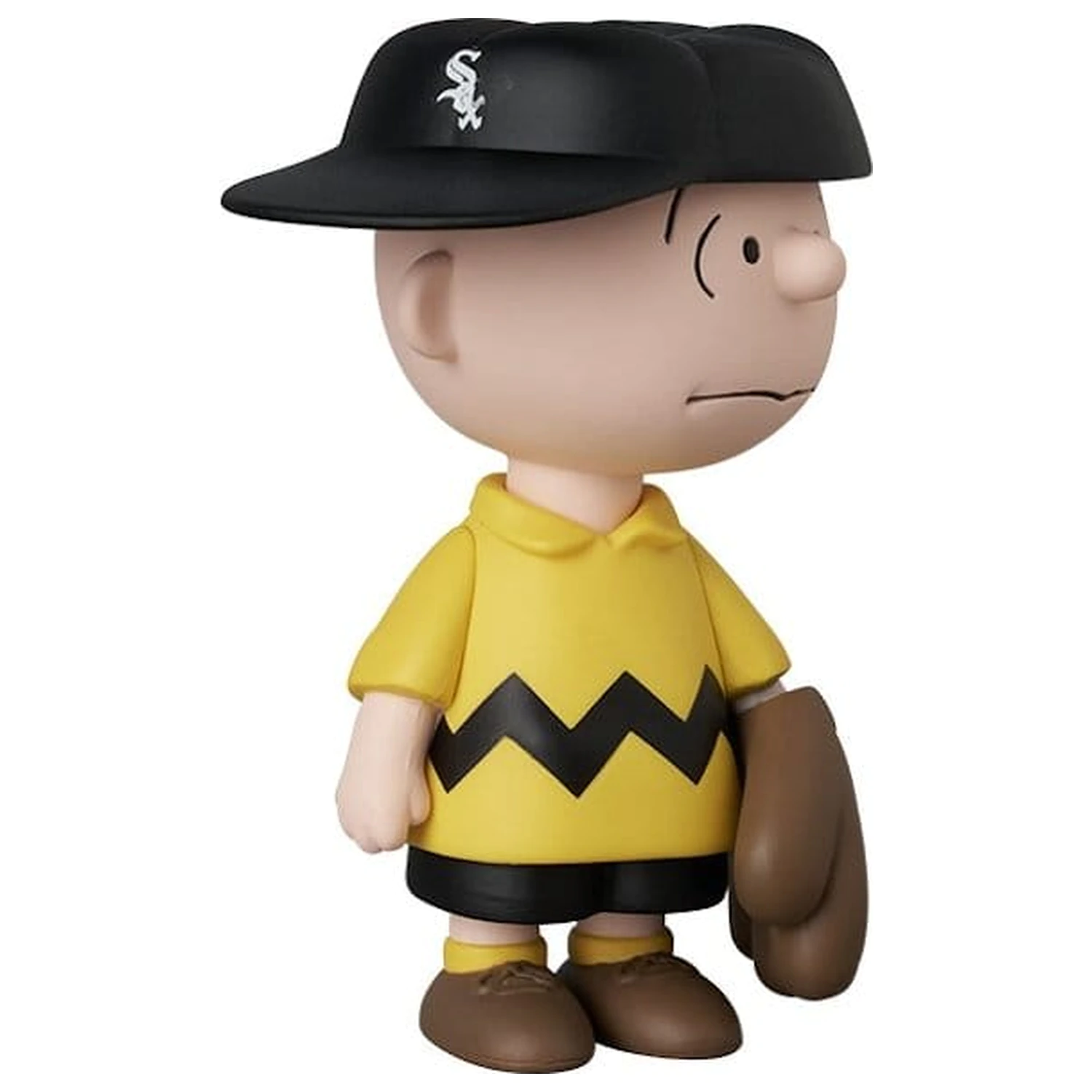 MLB × Peanuts UDF PVC figurka Chicago White Sox Charlie Brown 9 cm fotografii produktu