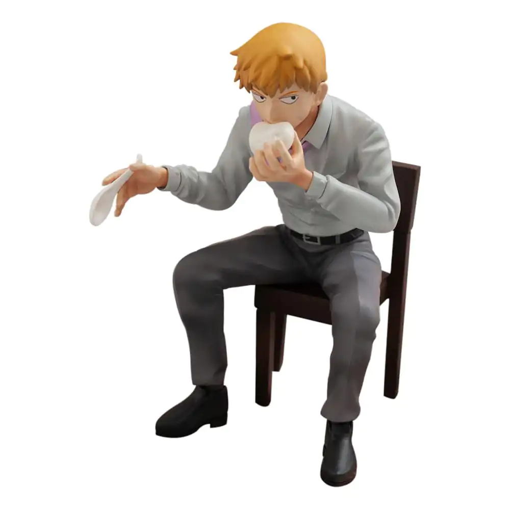 Mob Psycho 100 III x Bunbougu Cafe 2022 PVC socha Arataka Reigen 14 cm fotografii produktu