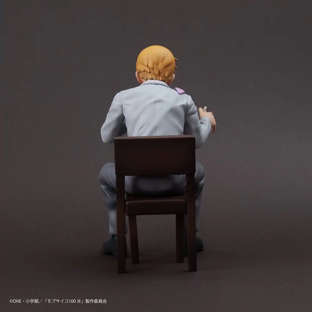 Mob Psycho 100 III x Bunbougu Cafe 2022 PVC socha Arataka Reigen 14 cm fotografii produktu