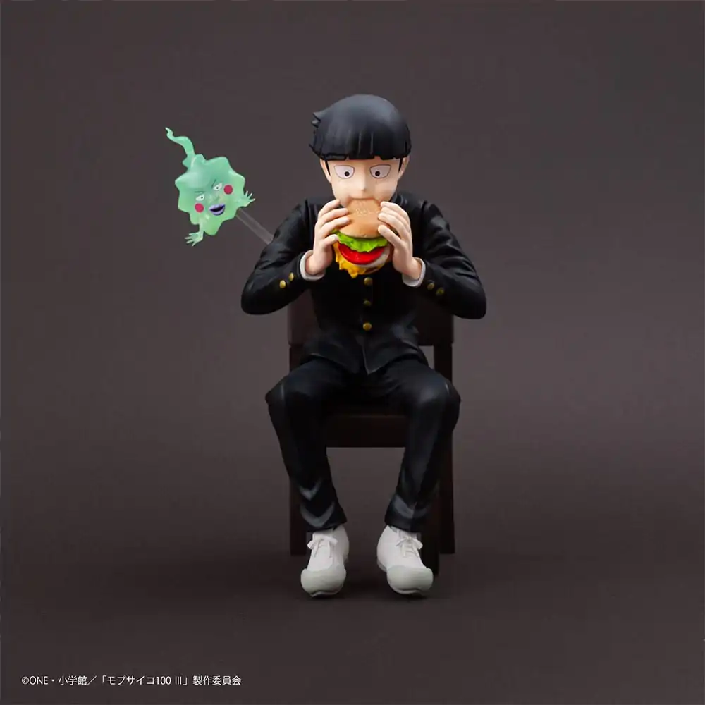 Mob Psycho 100 III x Bunbougu Cafe 2022 PVC socha Shigeo Kageyama & Ekubo 13 cm fotografii produktu