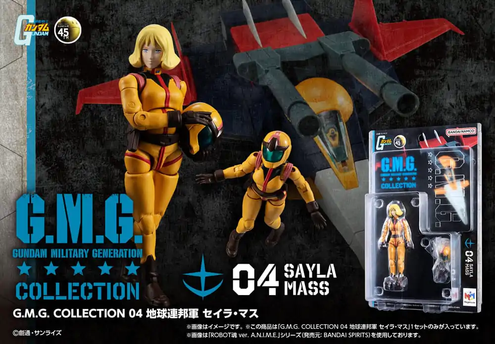 Mobile Suit Gundam G.M.G. Collection 04 Akční figurka Earth Federation Sayla Mass 10 cm fotografii produktu