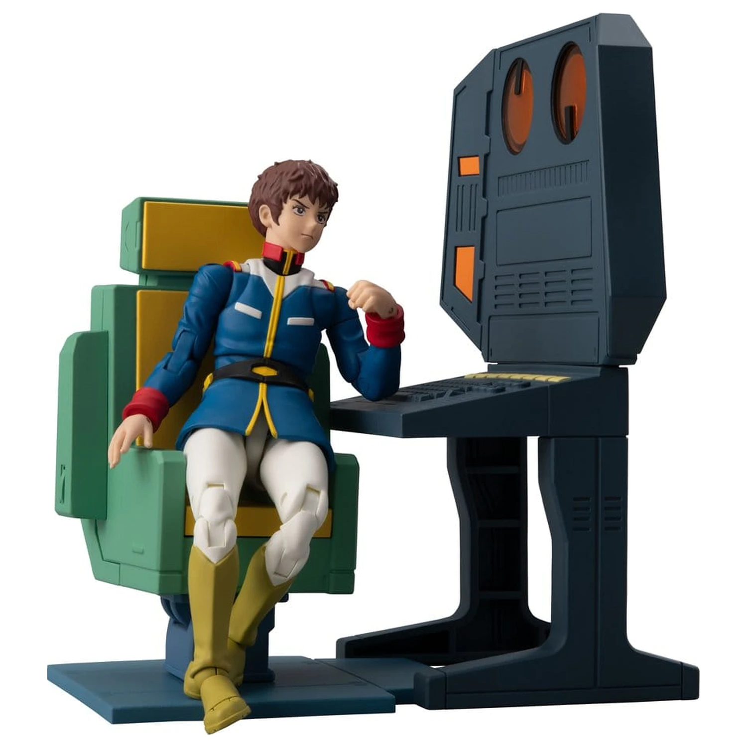 Mobile Suit Gundam G.M.G. Collection EX Diorama White Base Bridge Radio Operator Desk Set 10 cm (s dárkem) fotografii produktu