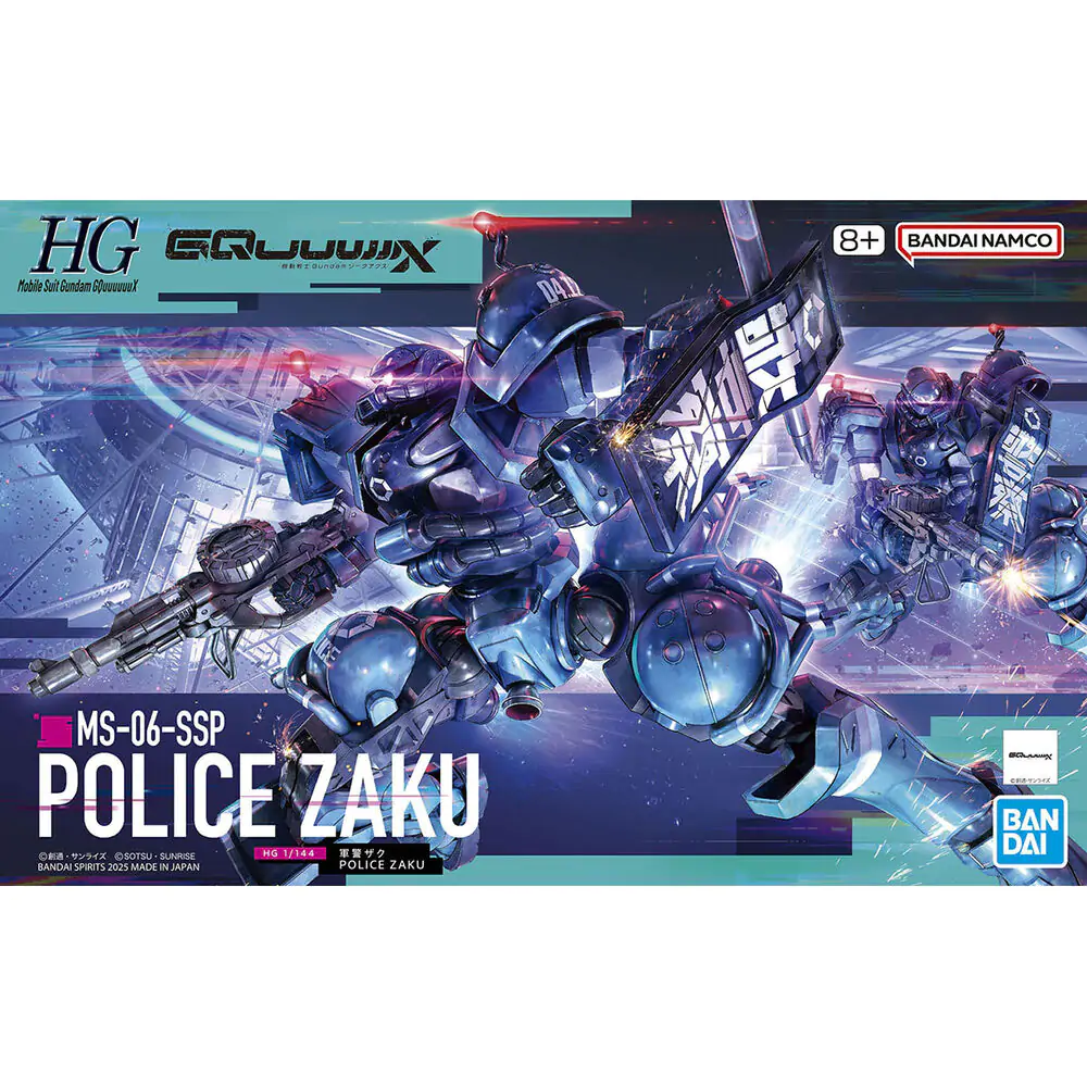 Mobile Suit Gundam GQuuuuuuX Police Zaku figurka fotografii produktu
