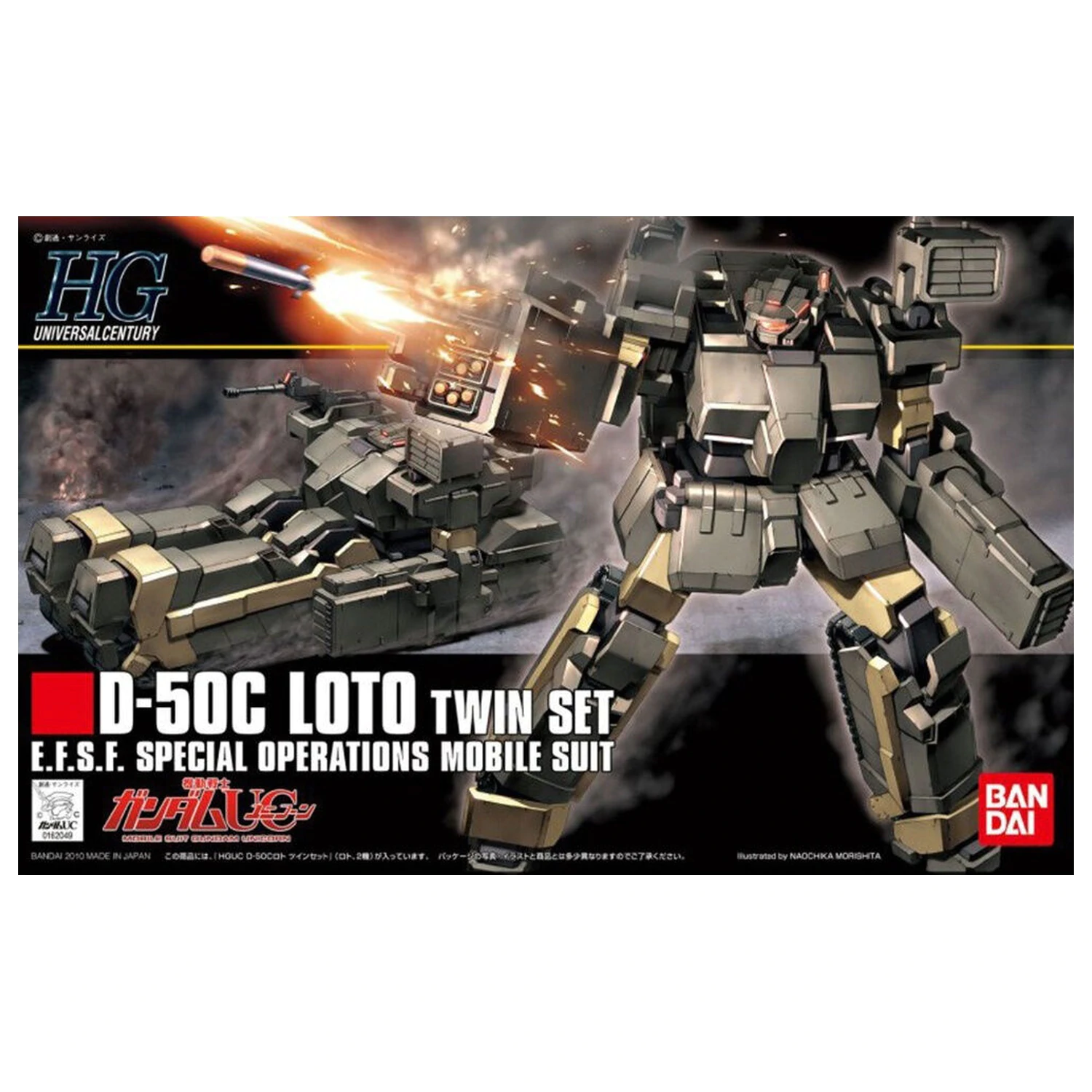Mobile Suit Gundam HGUC 1/144 D-SOC Loto Twin set model kit figurka fotografii produktu