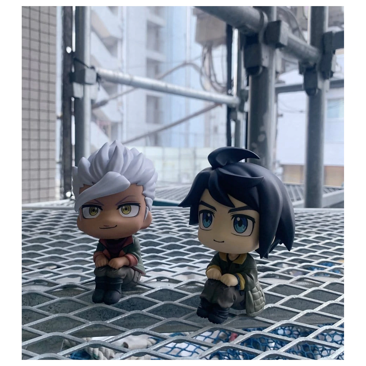 Mobile Suit Gundam Iron-Blooded Orphans Look Up PVC Sošky Mikazuki Augus & Orga Itsuka 11 cm (s dárkem) fotografii produktu