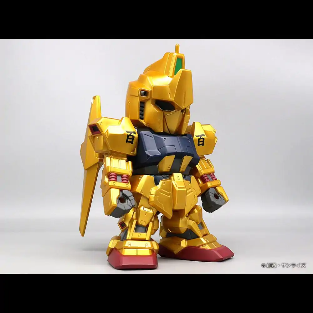 Mobile Suit Gundam Jumbo Sofbi vinylová figurka Hyakushiki Gold Ver. 30 cm fotografii produktu