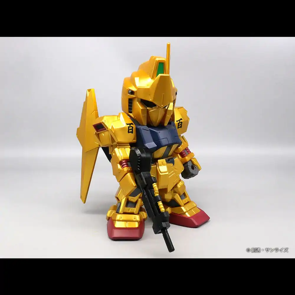 Mobile Suit Gundam Jumbo Sofbi vinylová figurka Hyakushiki Gold Ver. 30 cm fotografii produktu