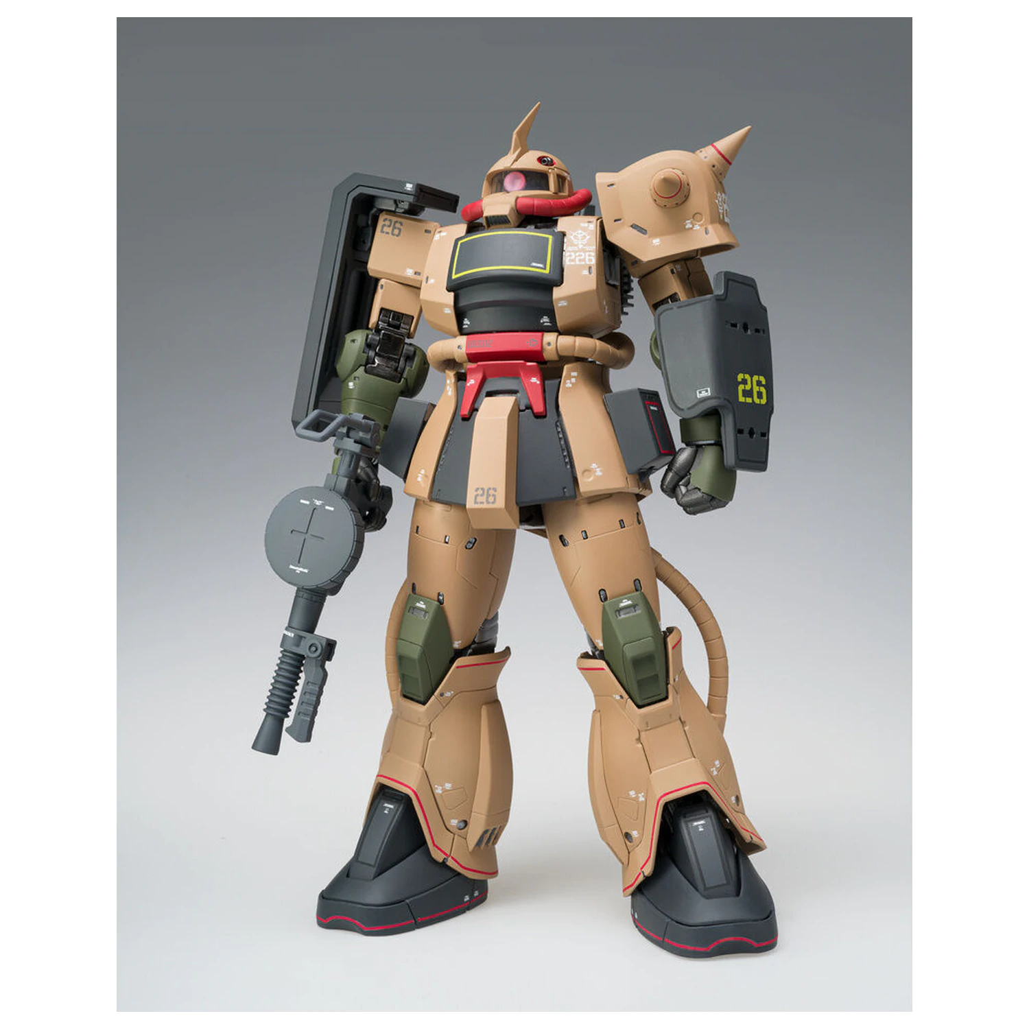 Mobile Suit Gundam MSV Gundam Fix Figuration Metal Composite MS 06D Zaku Desert Type figurka 18cm fotografii produktu