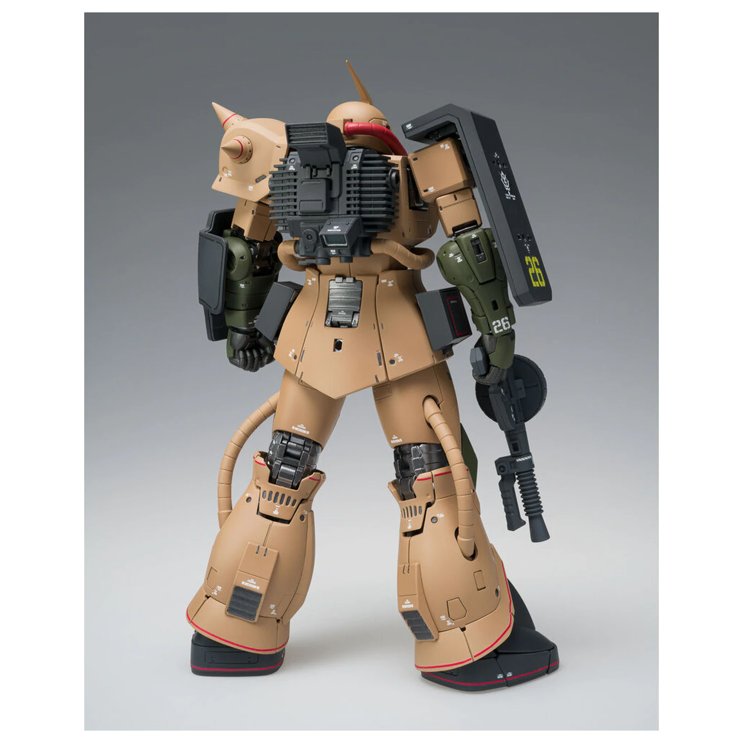 Mobile Suit Gundam MSV Gundam Fix Figuration Metal Composite MS 06D Zaku Desert Type figurka 18cm fotografii produktu