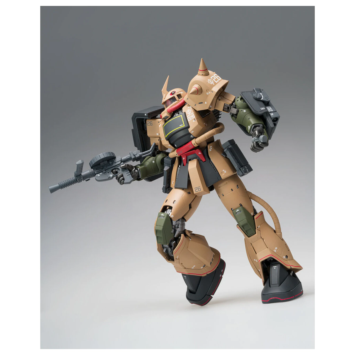 Mobile Suit Gundam MSV Gundam Fix Figuration Metal Composite MS 06D Zaku Desert Type figurka 18cm fotografii produktu