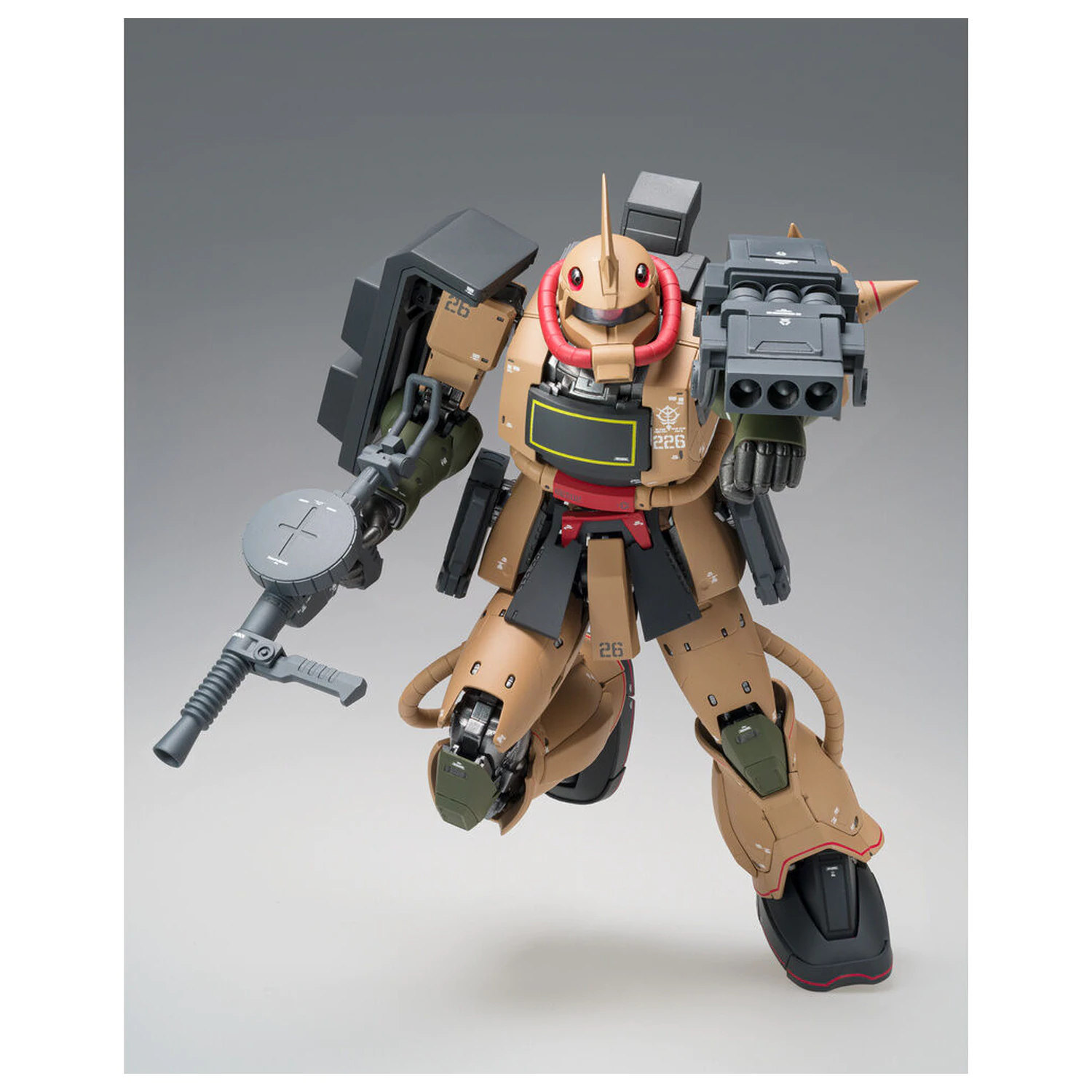 Mobile Suit Gundam MSV Gundam Fix Figuration Metal Composite MS 06D Zaku Desert Type figurka 18cm fotografii produktu