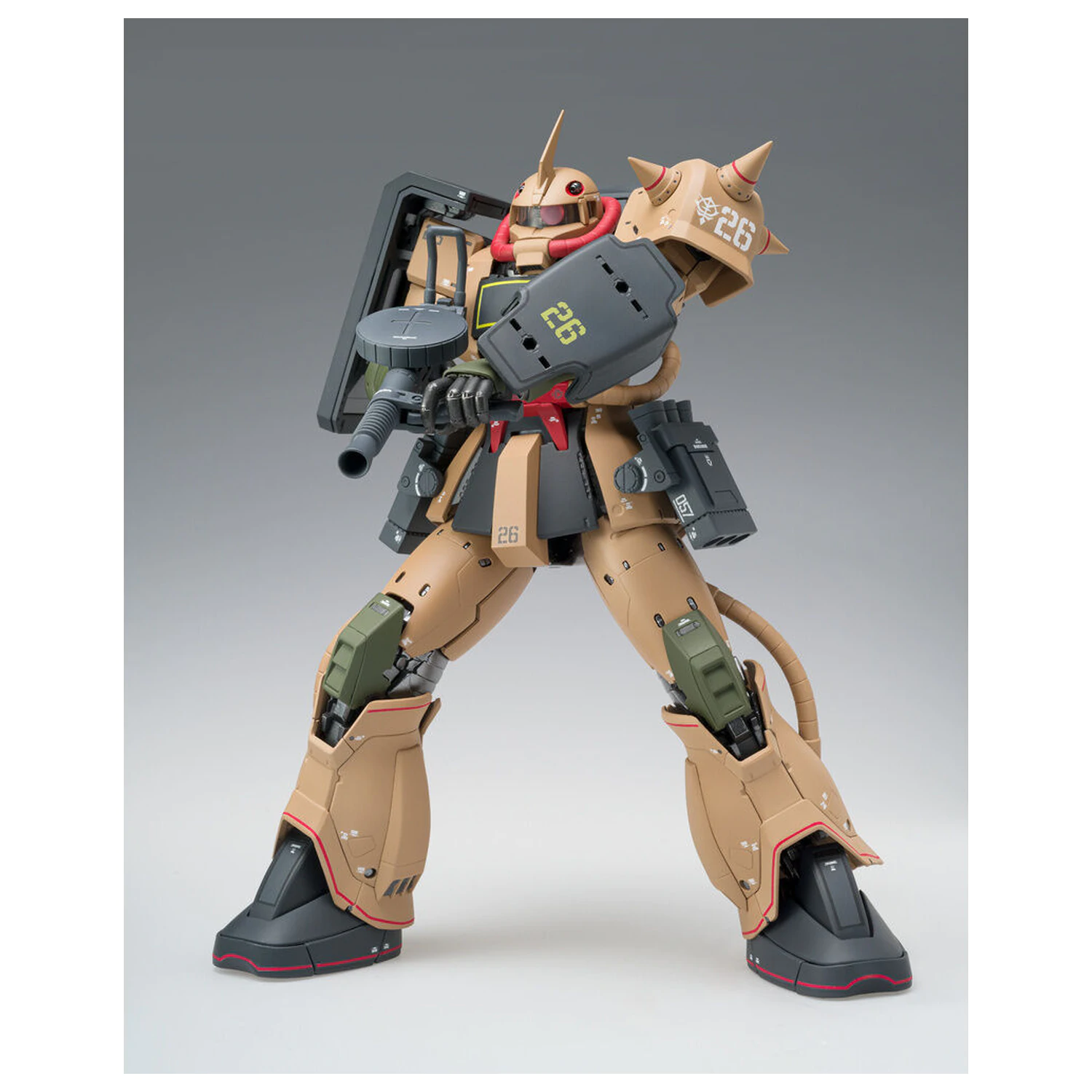 Mobile Suit Gundam MSV Gundam Fix Figuration Metal Composite MS 06D Zaku Desert Type figurka 18cm fotografii produktu