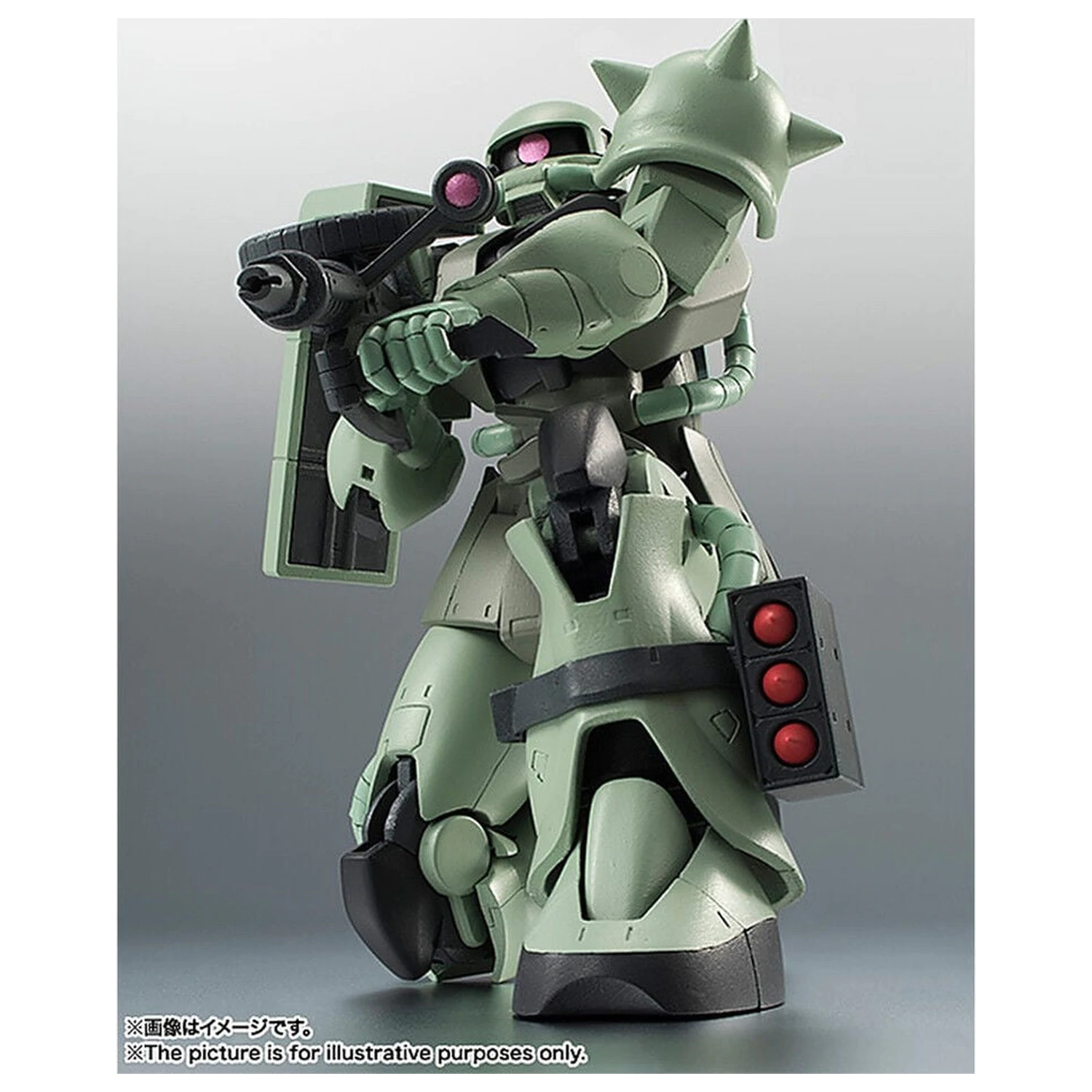Mobile Suit Gundam Robot Spirits MS 06 Zaku ver ANIME Reissue figurka 12,5 cm fotografii produktu