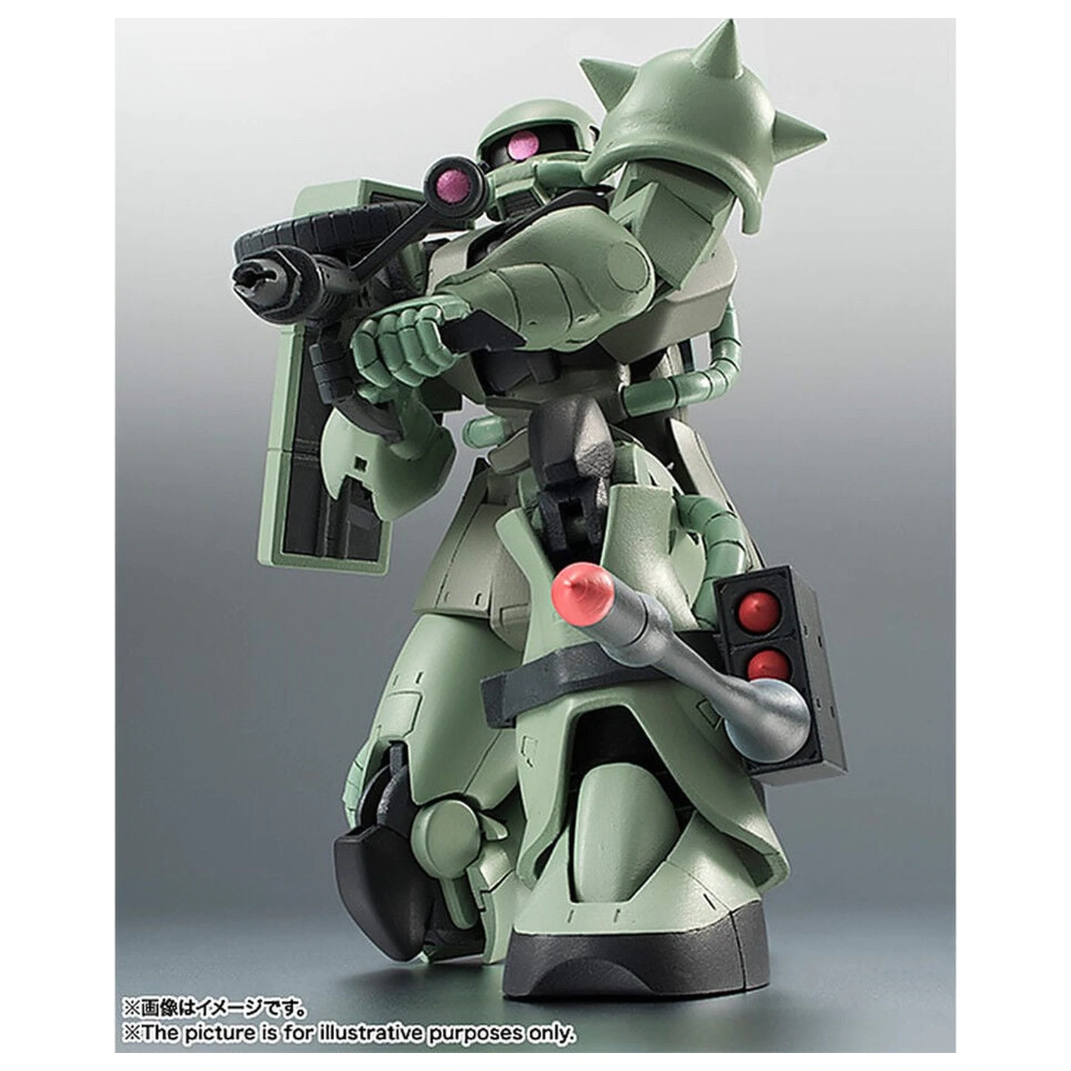 Mobile Suit Gundam Robot Spirits MS 06 Zaku ver ANIME Reissue figurka 12,5 cm fotografii produktu