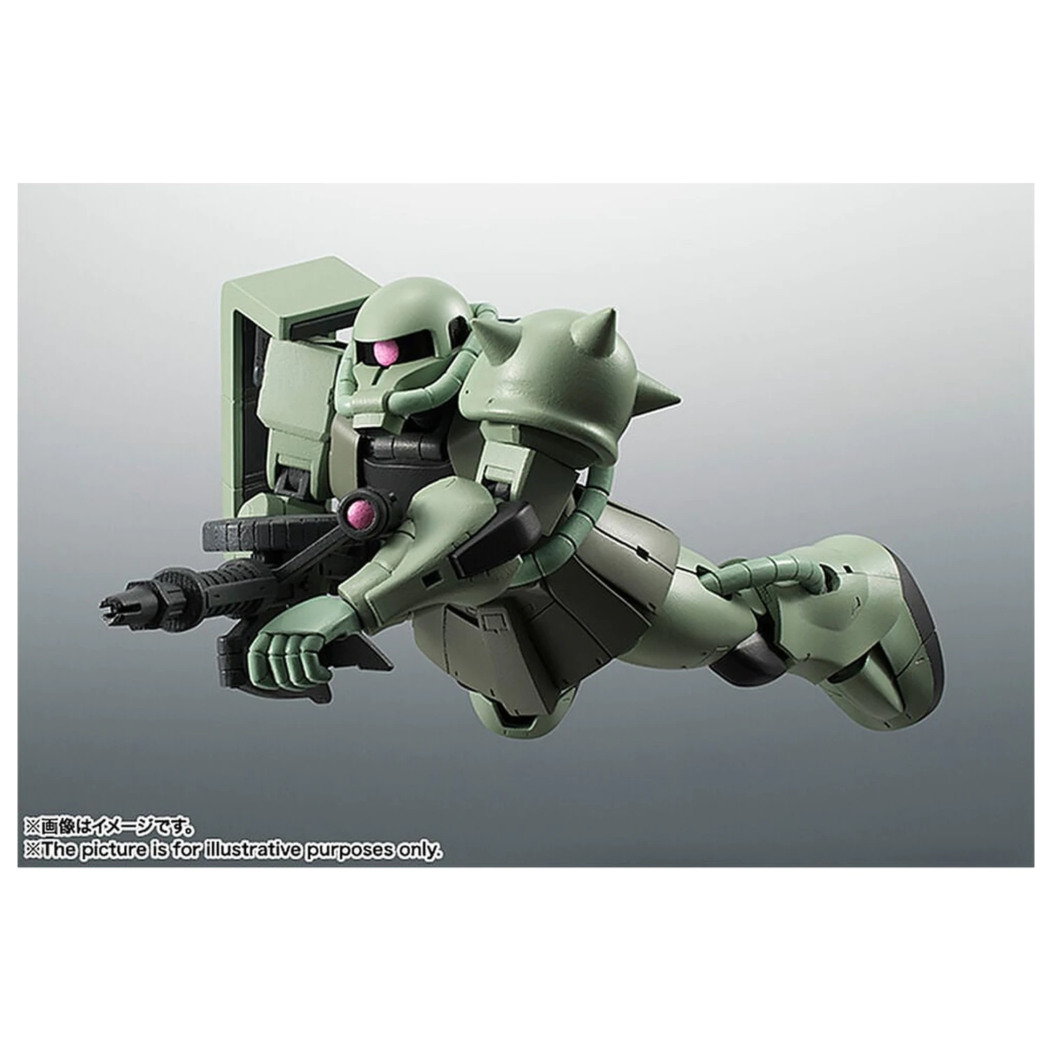 Mobile Suit Gundam Robot Spirits MS 06 Zaku ver ANIME Reissue figurka 12,5 cm fotografii produktu